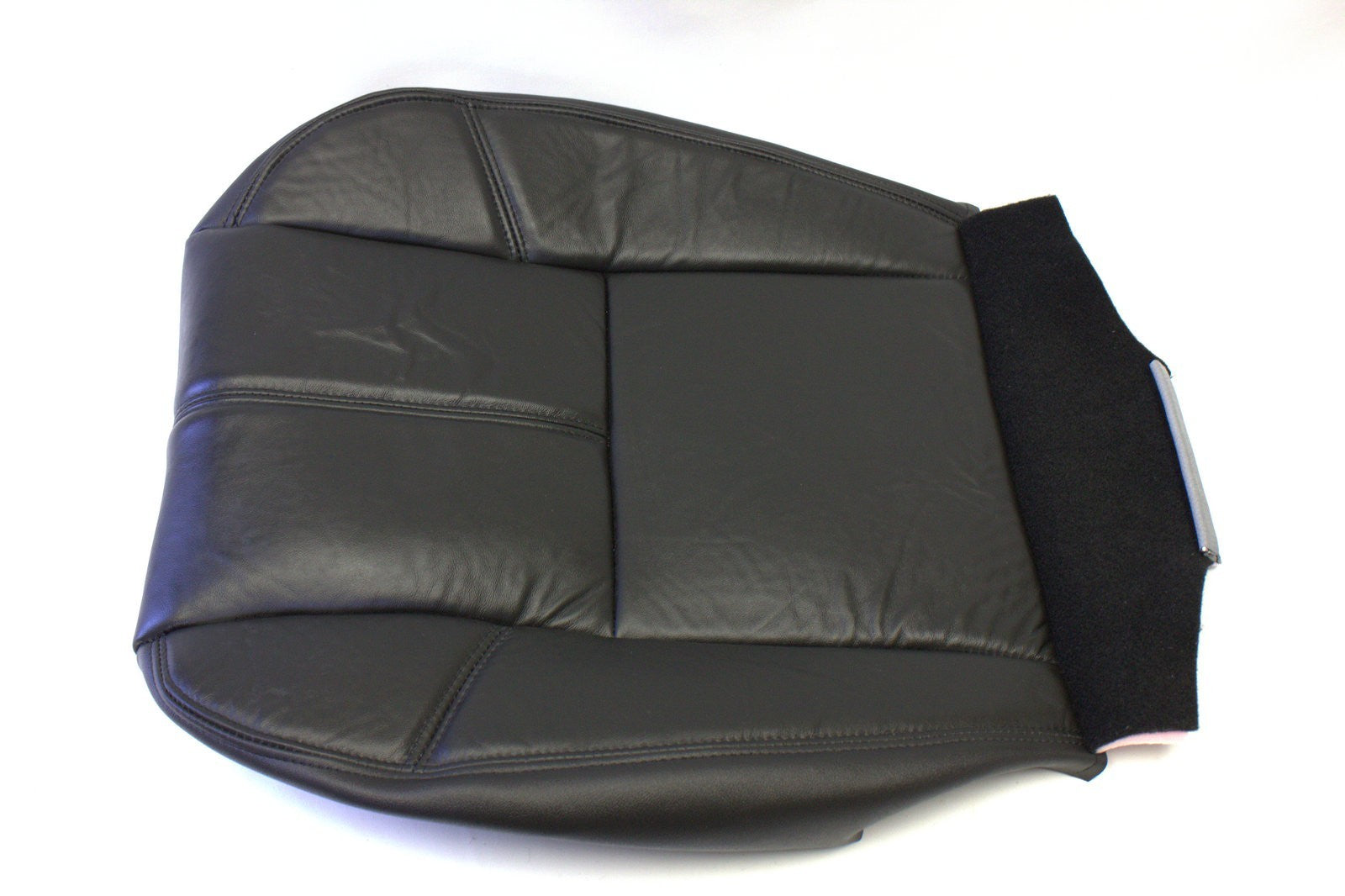 2007 to 2012 GMC Sierra 1500 HD 2500 HD Driver Bottom Upholstery Cover Black