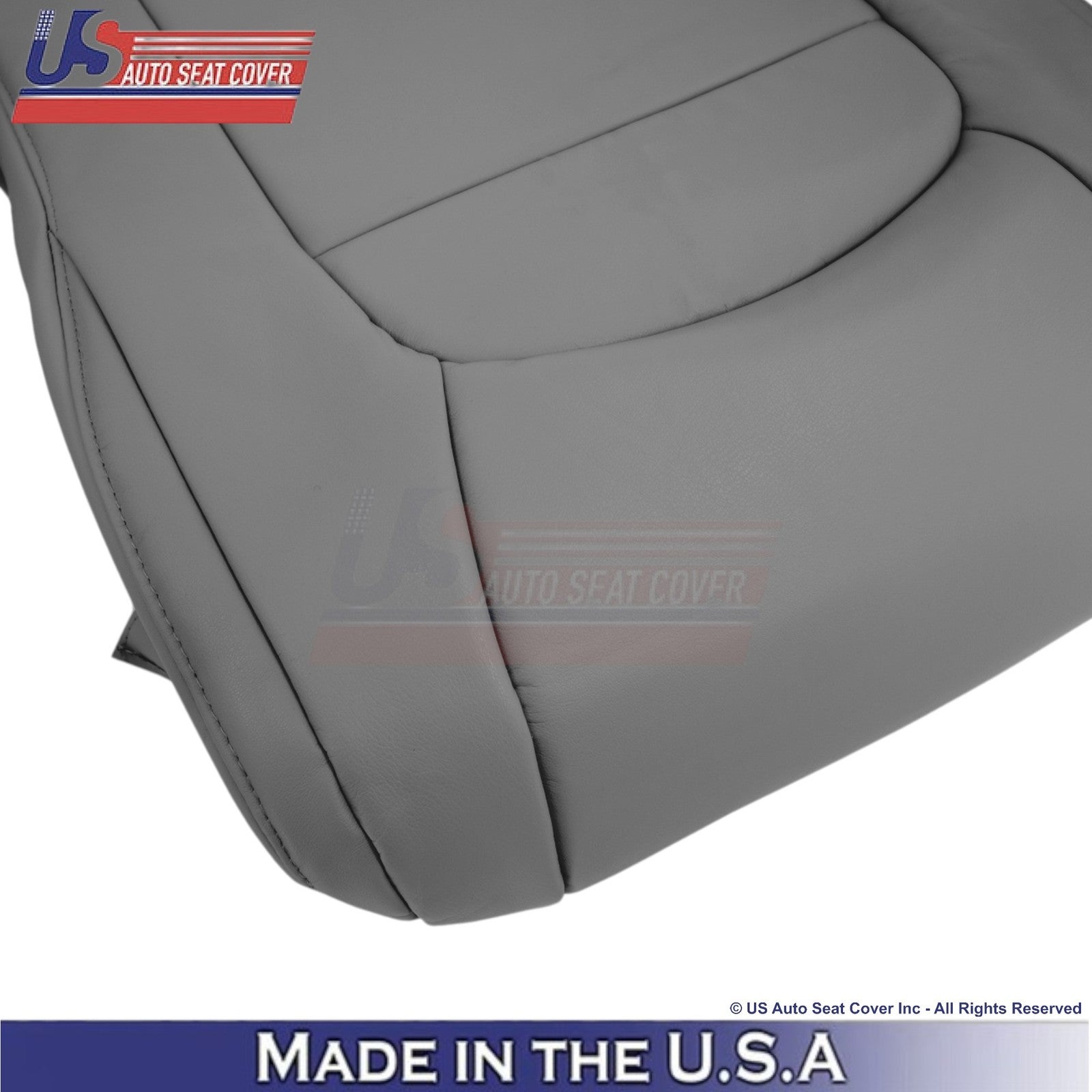 2008-2021 For Toyota Land Cruiser Leatherette Passenger Bottom Cover Dark Gray