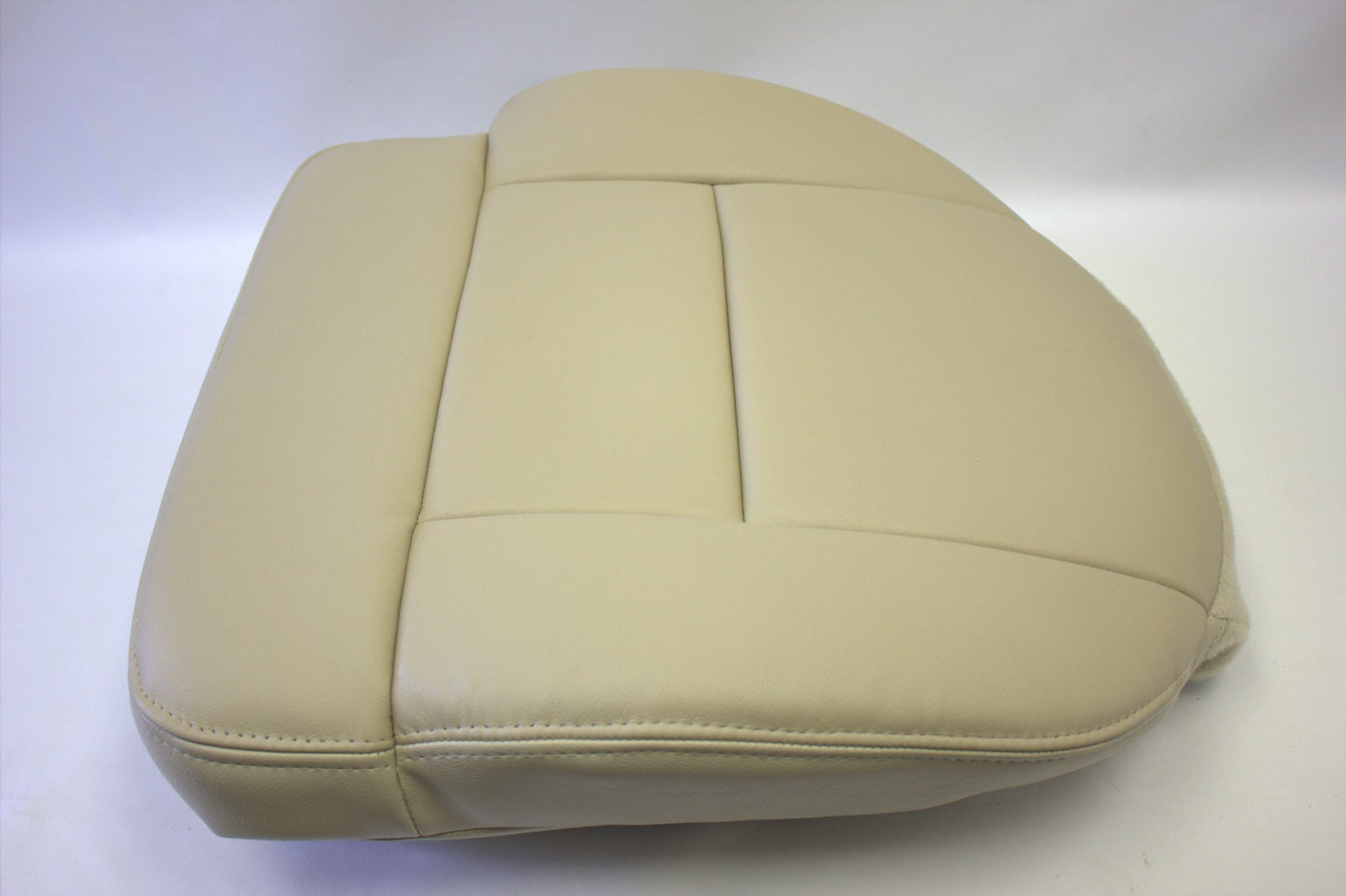 2004 Ford F150 Driver Bottom Replacement Vinyl Seat Cover Light Parchment Tan