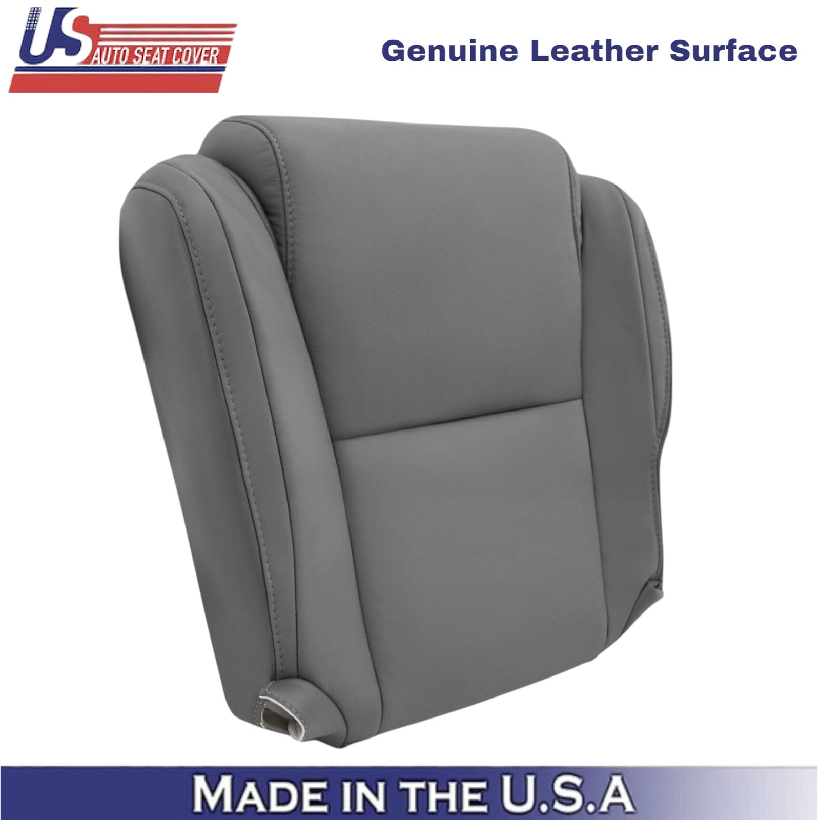 2007-2013 For Toyota Tundra Genuine Leather front Passenger Side Covers Gray