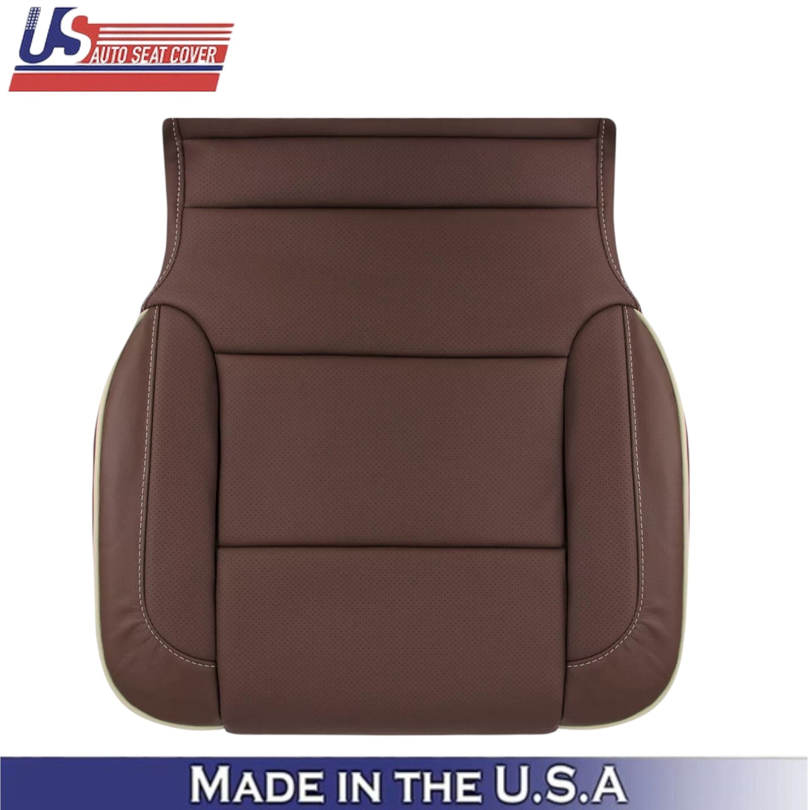 2014-2019 For Chevy Silverado High Country Leather Driver Bottom Cover Brown