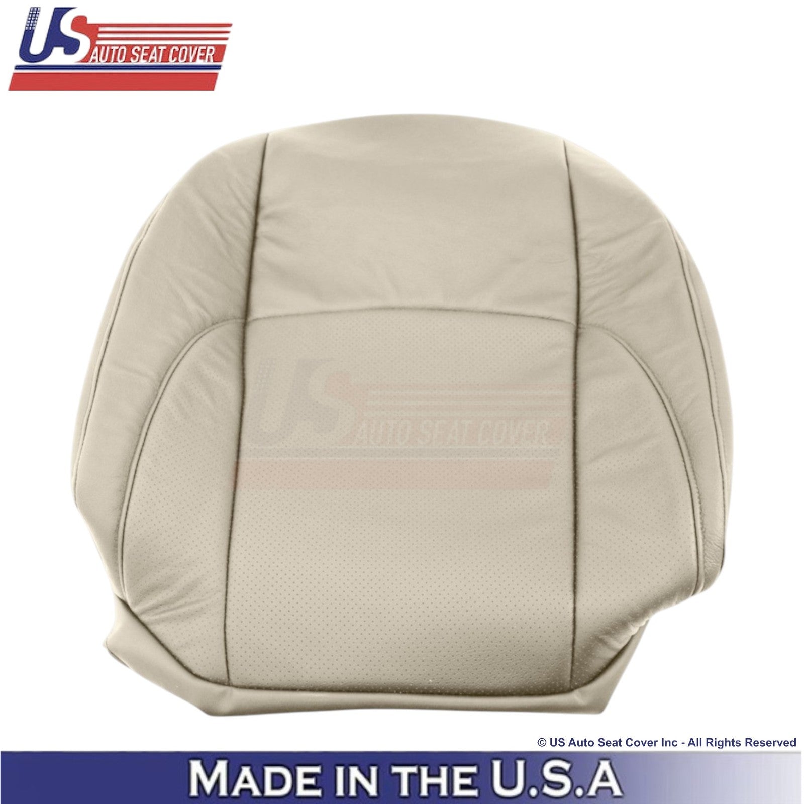 2007-2012 For Lexus ES350 Leatherette Perf. Front Driver Top Cover Parchment Tan