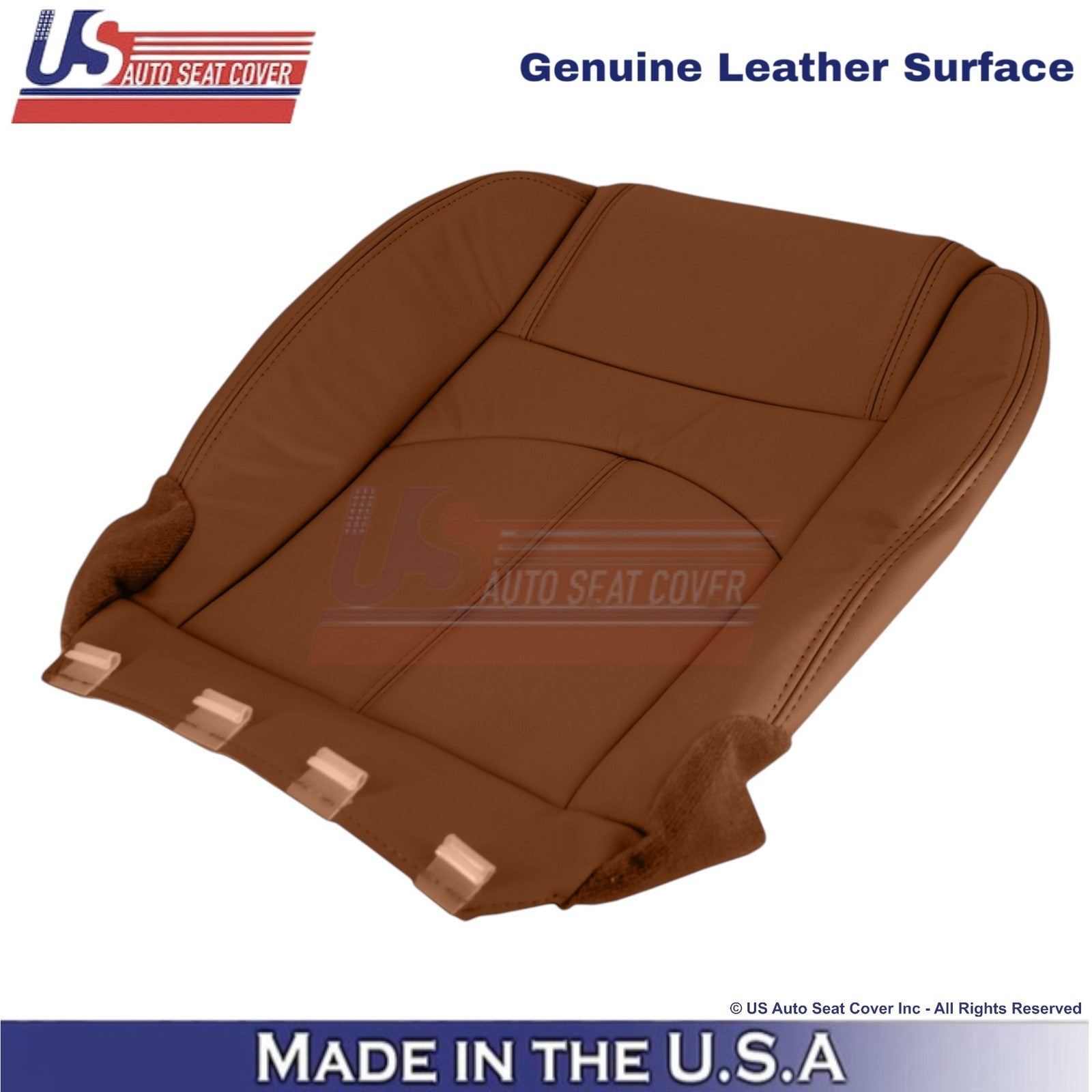 2015-2017 Fits Chevy Traverse Genuine Leather Driver Bottom Cover Saddle Up