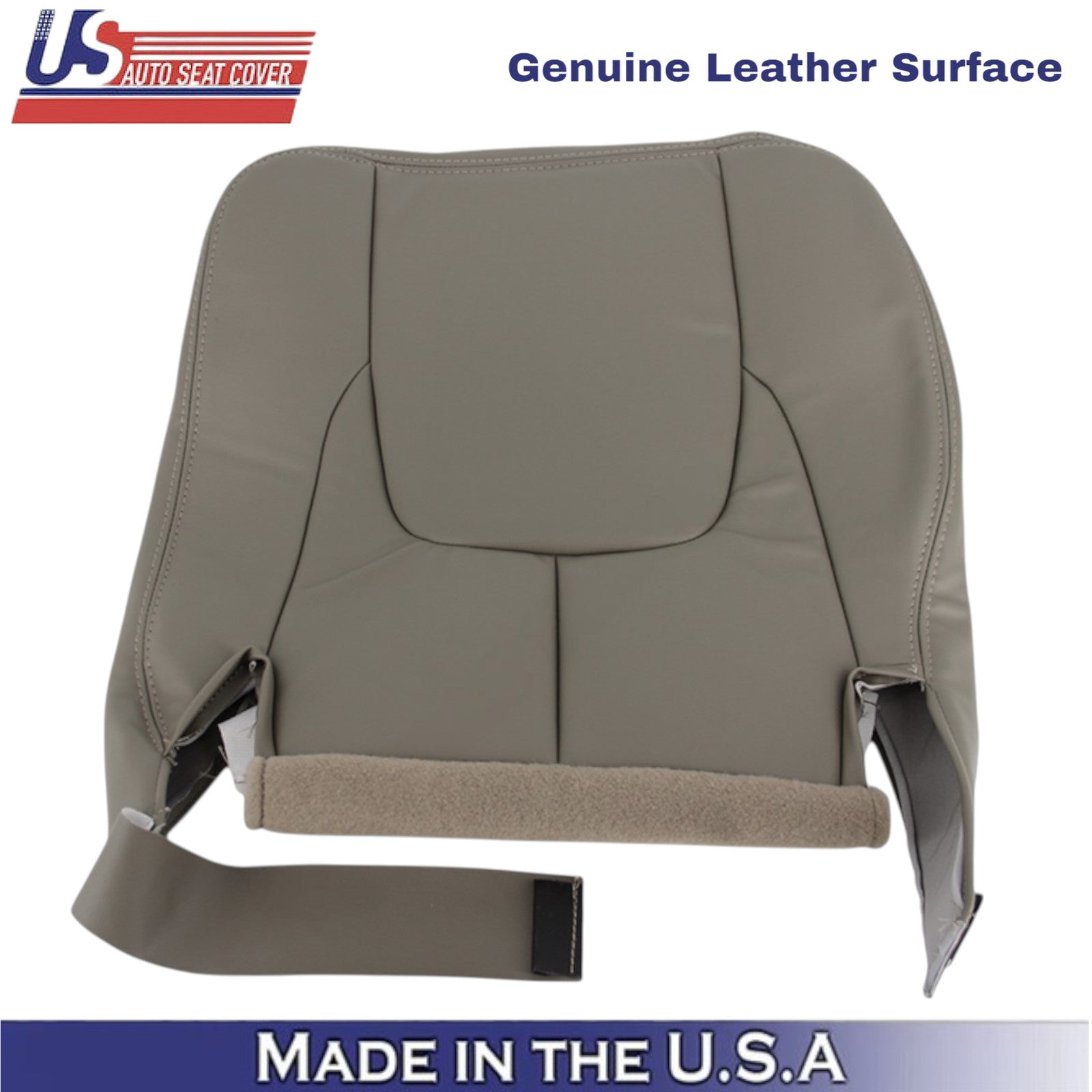 2002-2003 For Dodge Ram 1500 2500 Laramie Leather Passenger Side Covers Taupe
