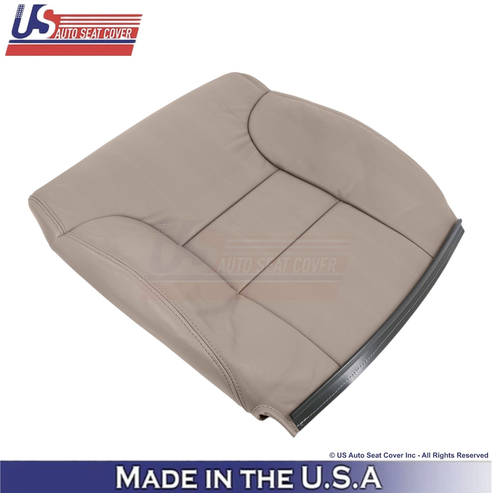1995-1999 For Chevy Suburban Genuine Leather Passenger Side Covers Med Neutral