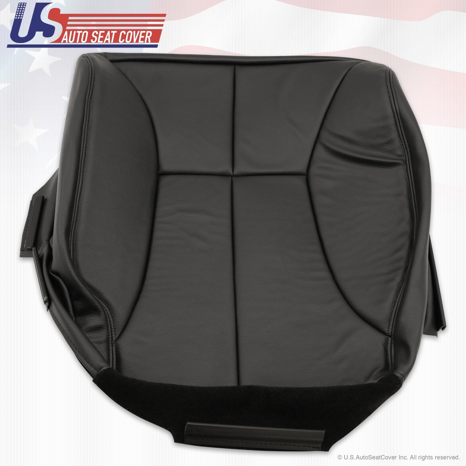 1998 1999 2000 2001 For Dodge Ram 1500 Driver Bottom Vinyl Seat Cover dark gray