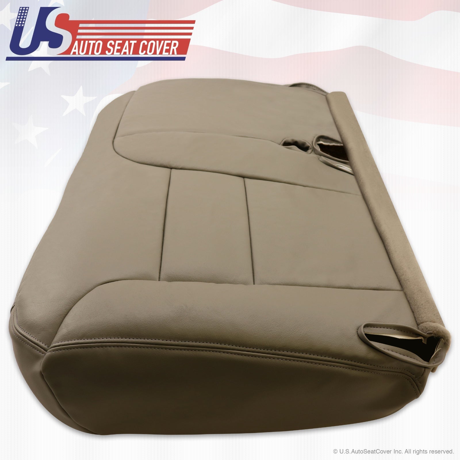 Chevy 1995 to 1999 K1500 K2500 Driver Bench Seat Cover "Tan" 60/40 configuration