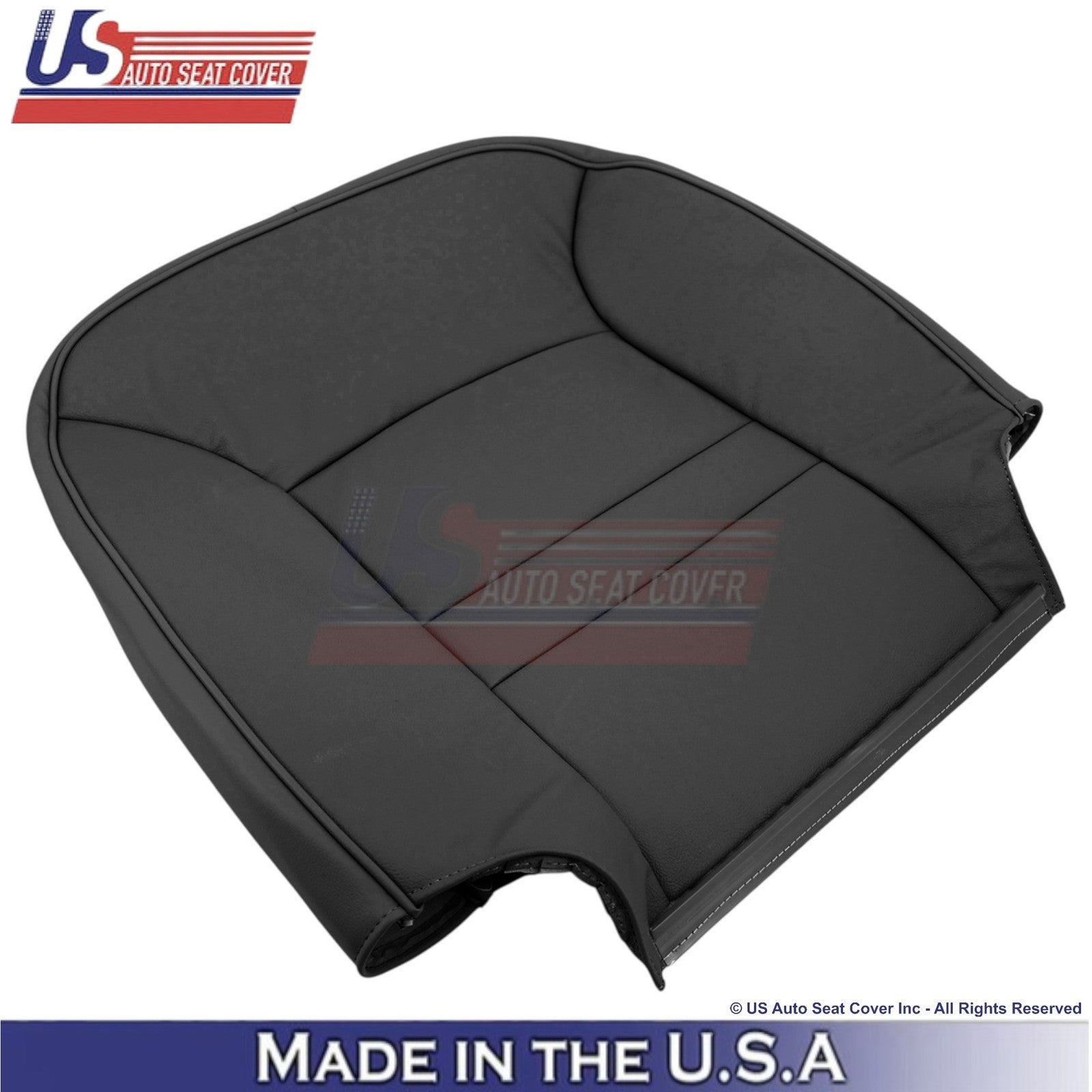 2000-2002 Fits Ford Crown Victoria Genuine Leather Passenger Top Cover Black