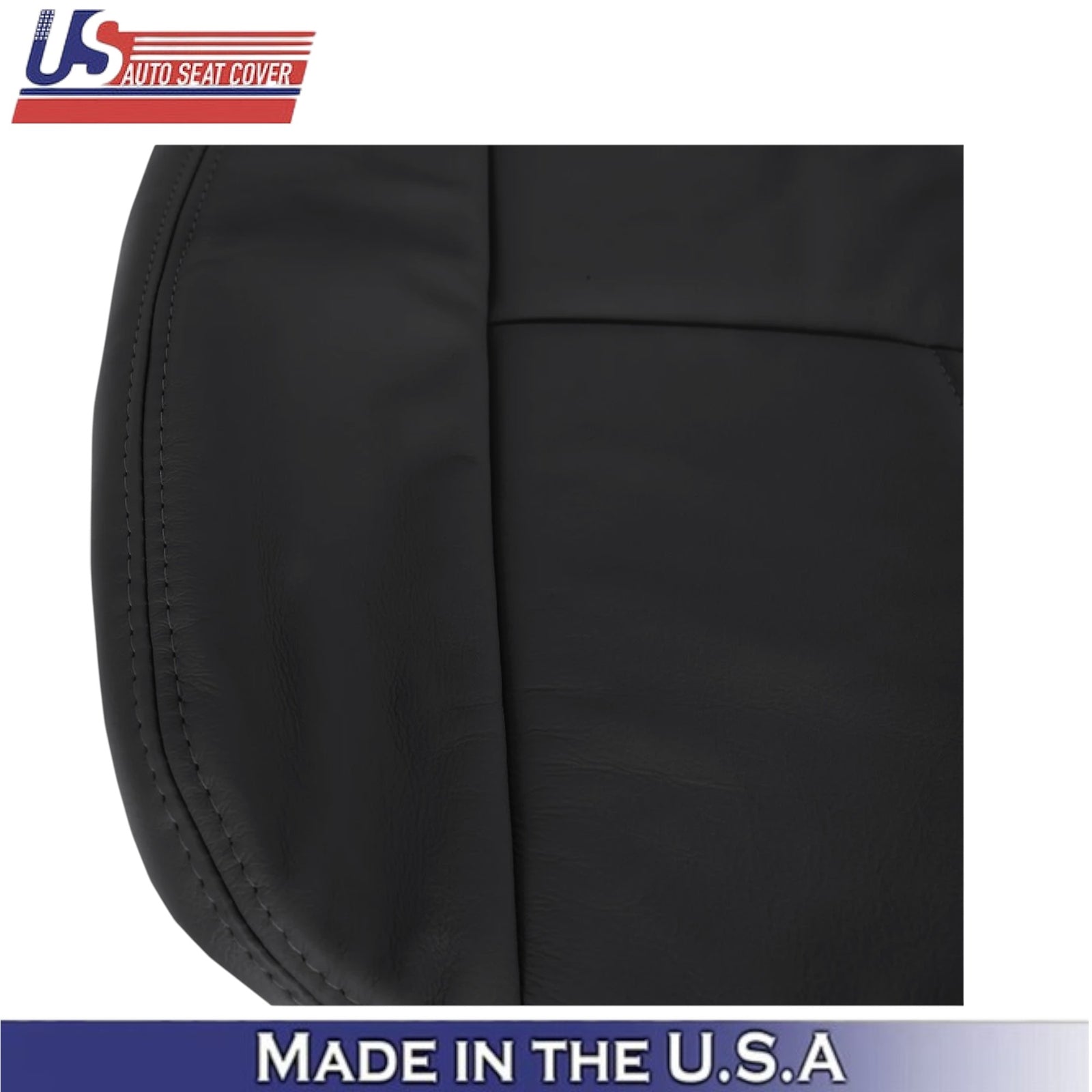 2008-2010 For Ford F250 Lariat Leatherette Front Bottom Covers Charcoal Black
