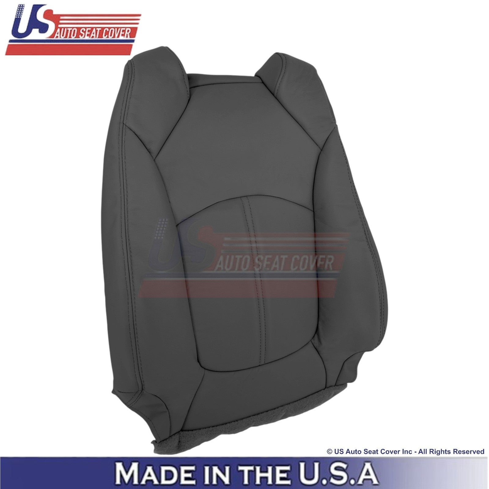 2013-2016 Fits GMC Acadia Leatherette Passenger Side Replacement Covers Ebony