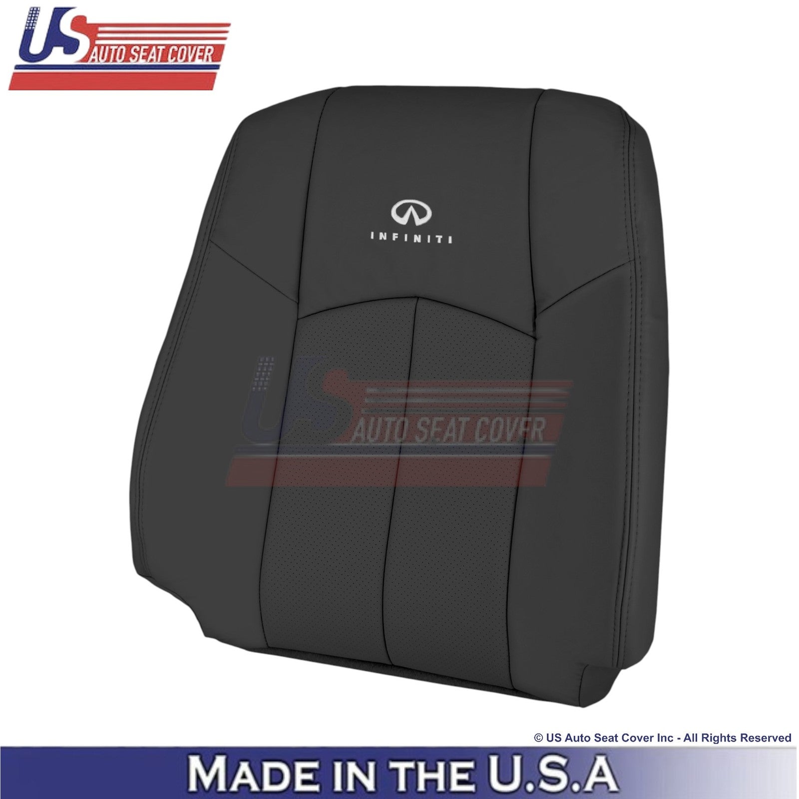 2009-2013 For Infiniti G37 Genuine Leather Front Top Replacement Covers Graphite