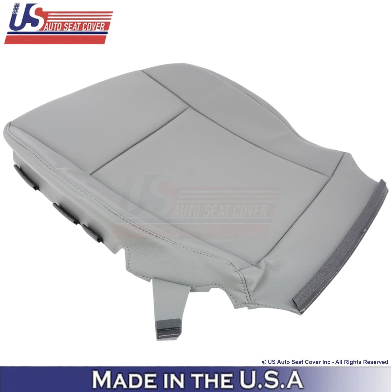 2010-2013 Fits Ford Transit Leatherette Front Bottom Replacement Covers Gray