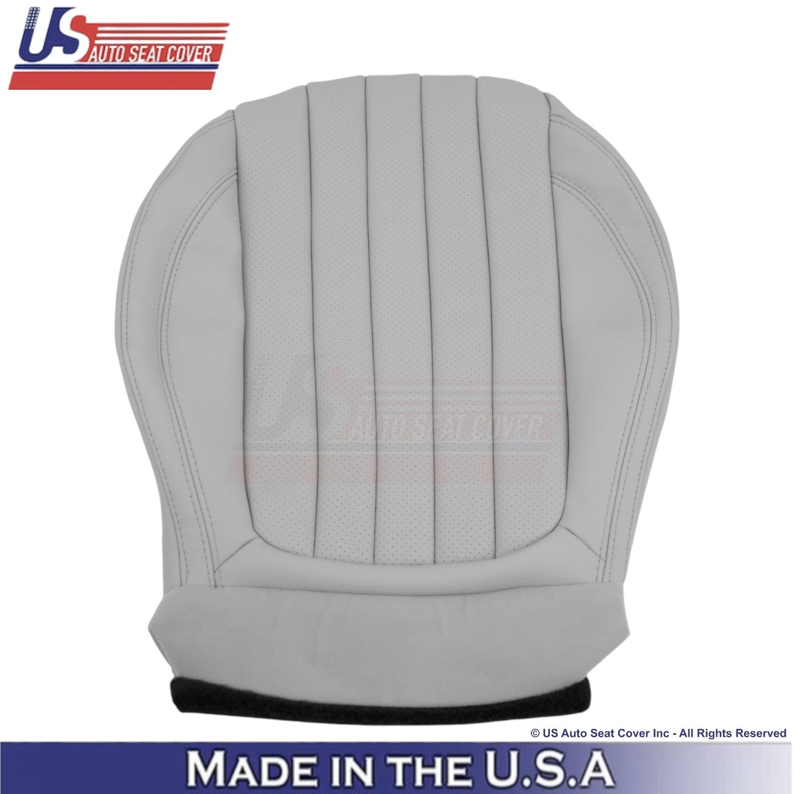 2021-2023 Fits Mercedes Benz E-Class Leatherette Front Bottom Seat Covers Gray