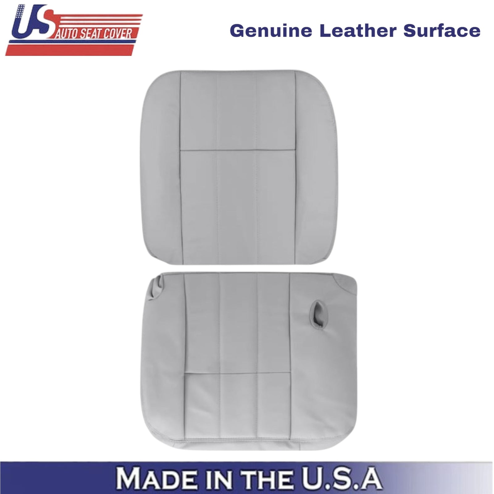 2003-2005 For Mercury Grand Marquis Leather Passenger Seat Covers Light Flint