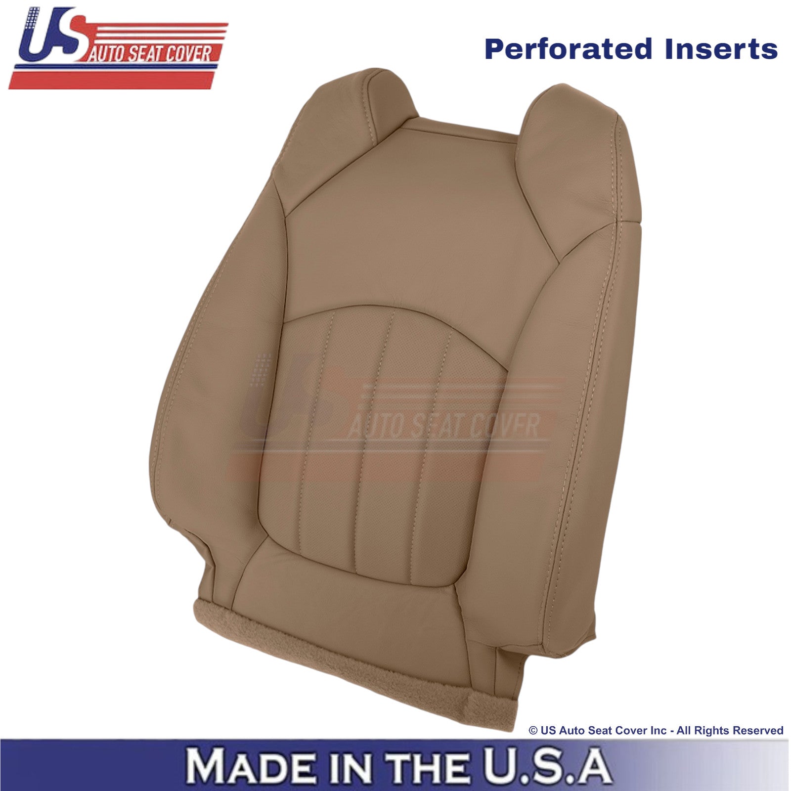 2013-2017 For Buick Enclave Leather Driver Top Replacement Cover Choccachino