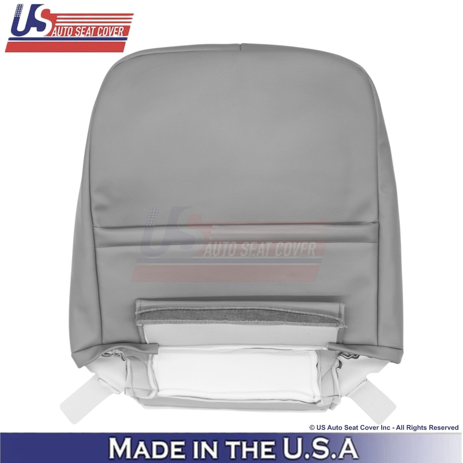 2001-2004 Fits Toyota Tundra Front Driver Genuine Leather Covers Light Charcoal