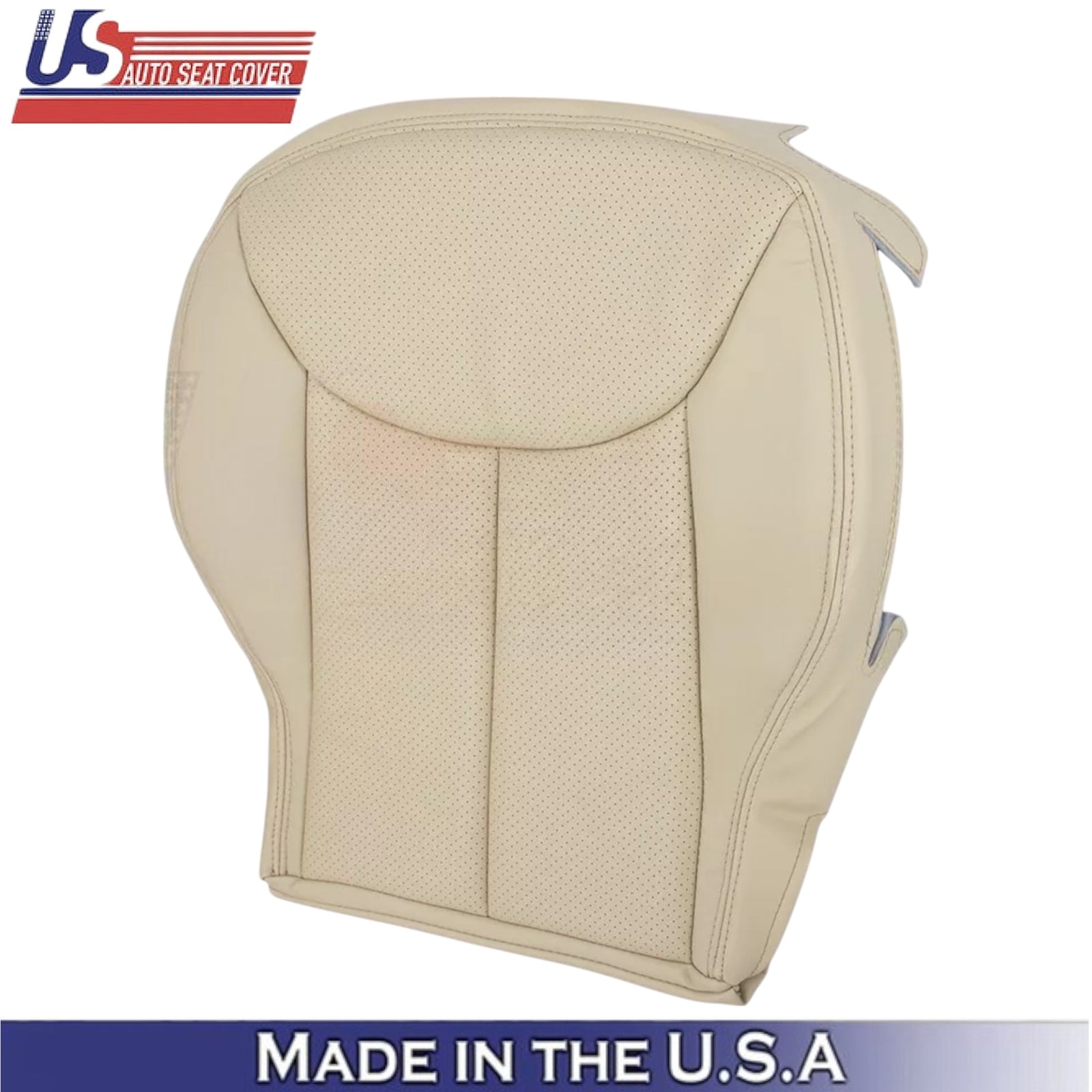 2003-2007 for Mercedes Benz R230 SL500 Driver Seat Covers Genuine Leather Beige