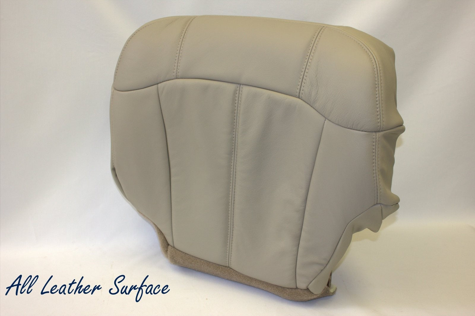 2001 2002 Chevy Tahoe Suburban Driver & Passenger Bottom Leather Seat Covers Tan