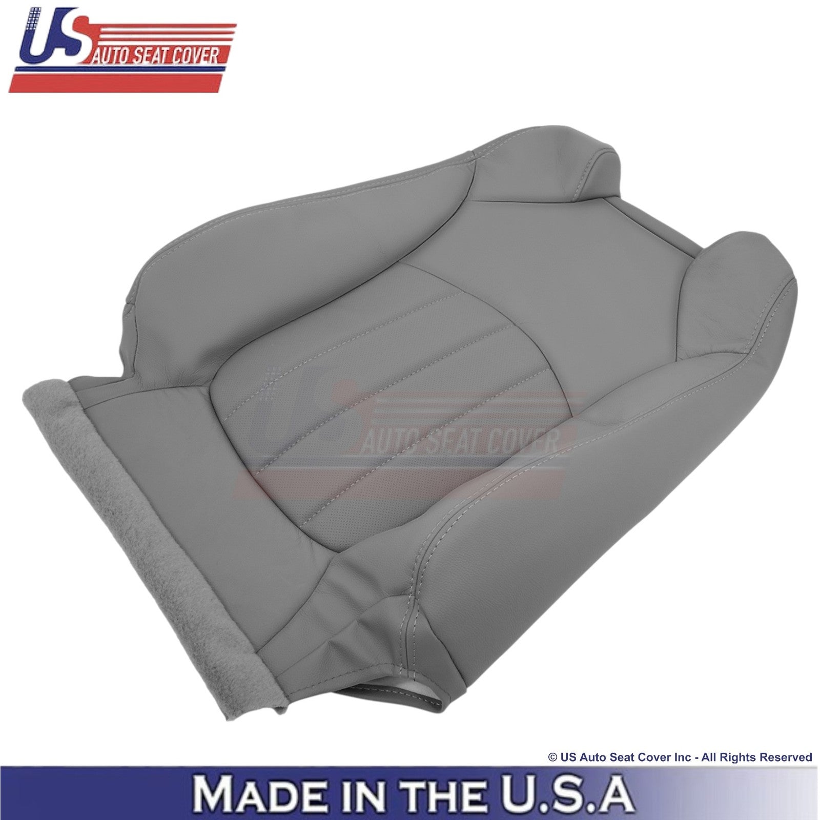 2013-2017 For Buick Enclave Leatherette Driver Replacement Seat Covers Titanium