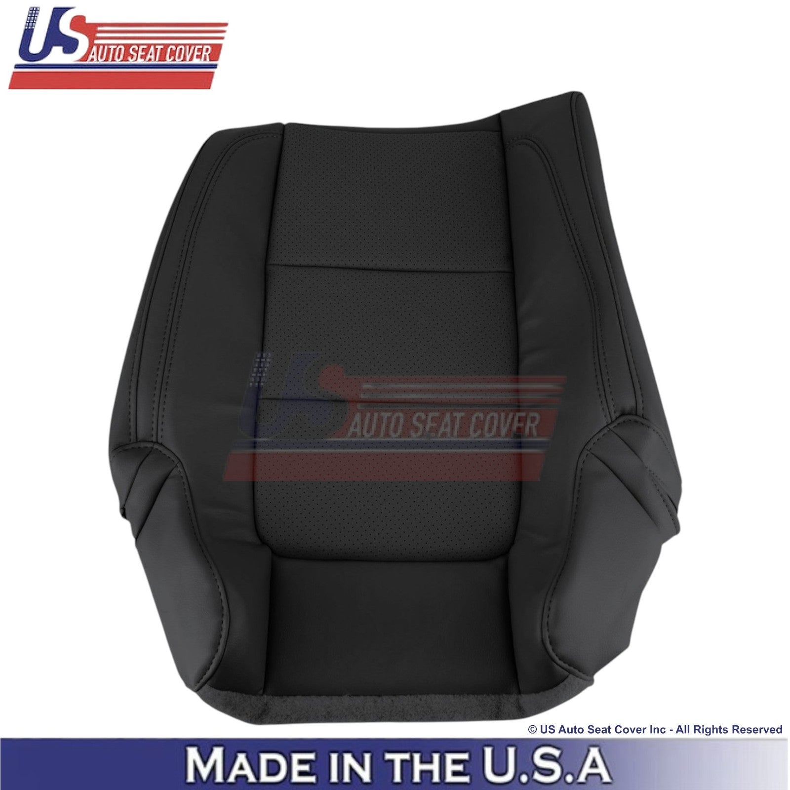2011-2015 For Ford Explorer 2nd Row Passenger Side Top Leather Seat Cover Black