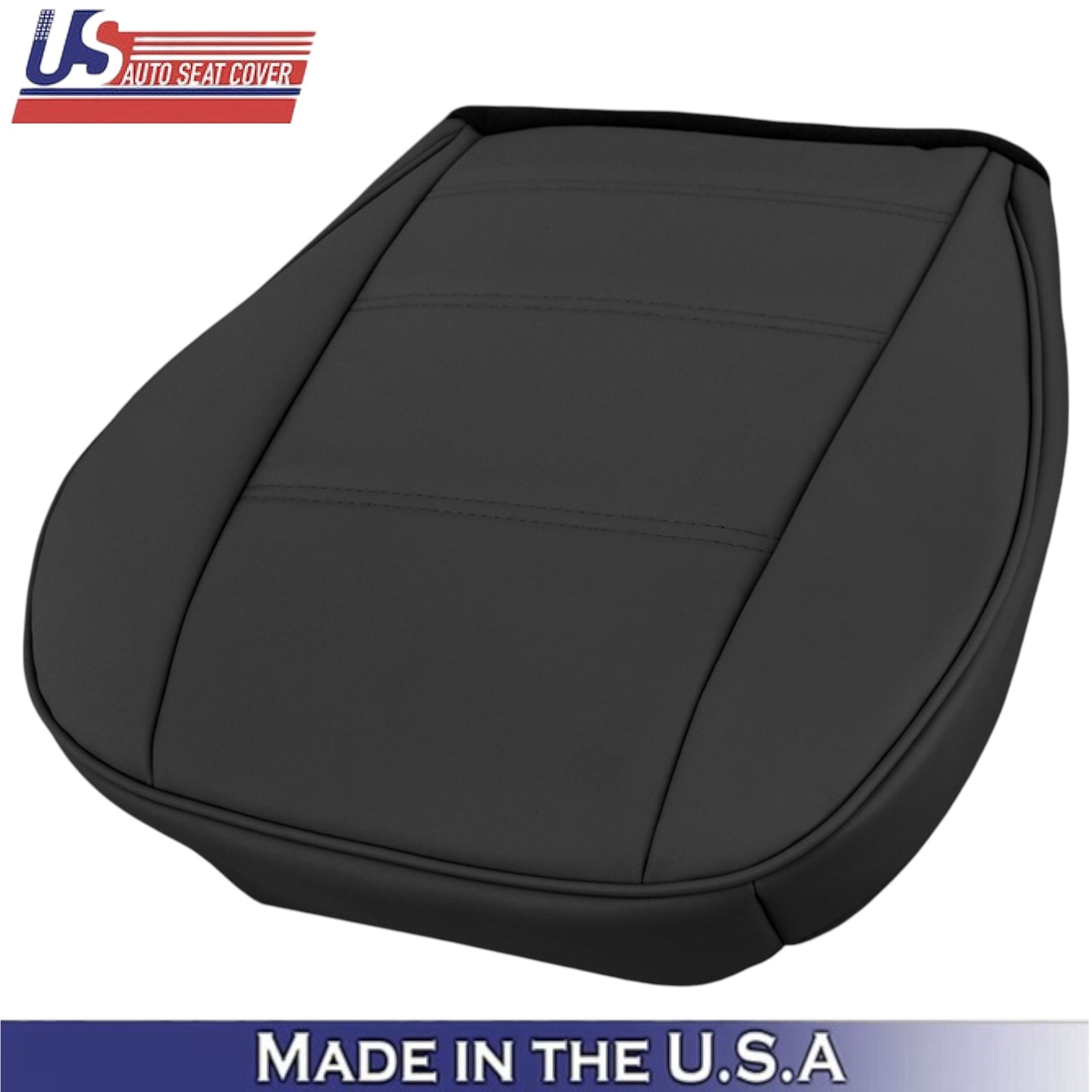 1999-2004 For Ford Mustang V6 Leatherette Front Bottom Seat Covers Dark Charcoal