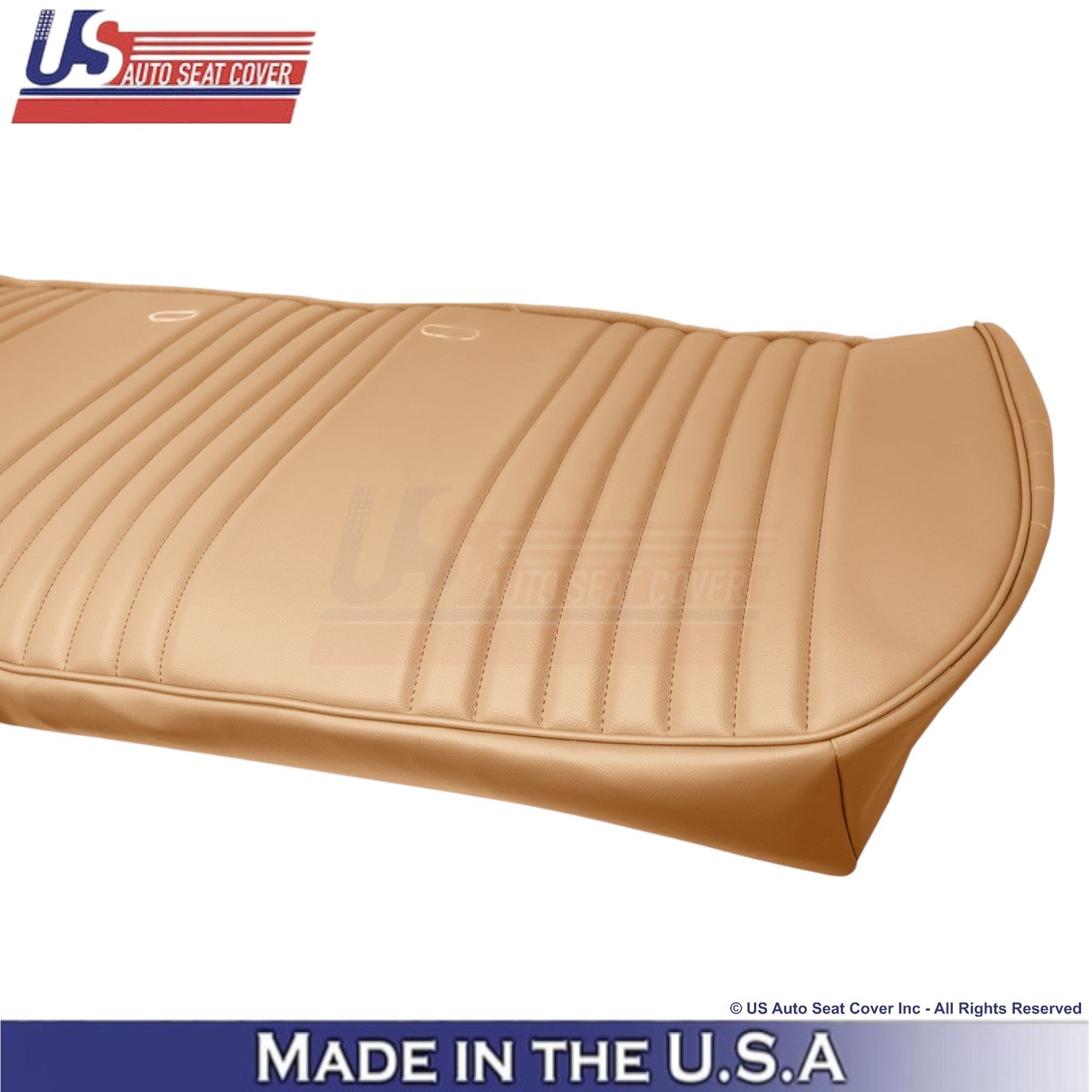 1987-1997 Fits Ford F150 Leatherette Bench Bottom Replacement Cover Medium Mocha