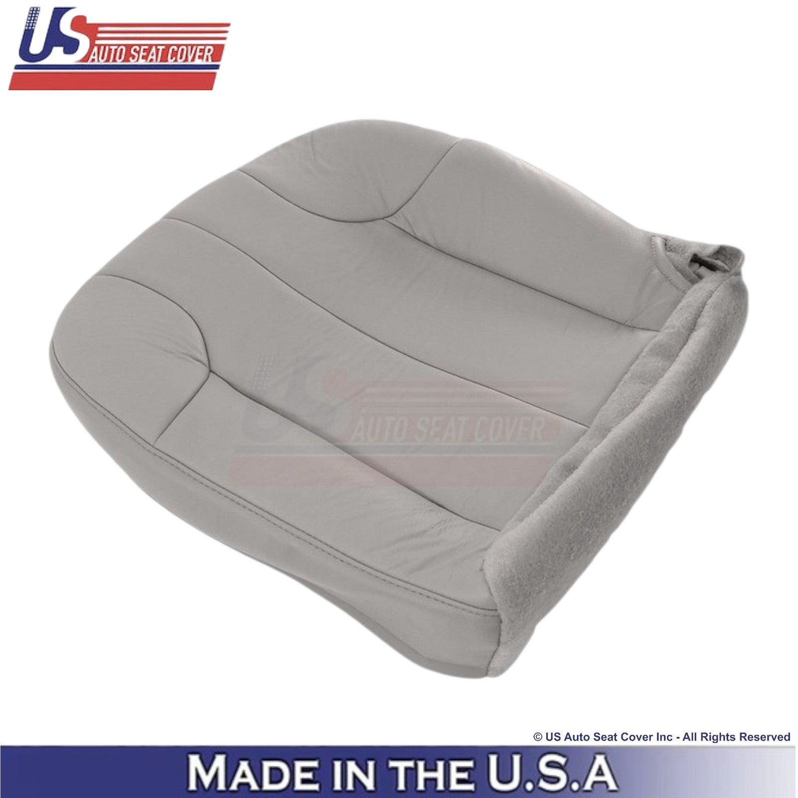 1999-2001 For Jeep Grand Cherokee Leatherette Front Bottom Seat Covers Taupe