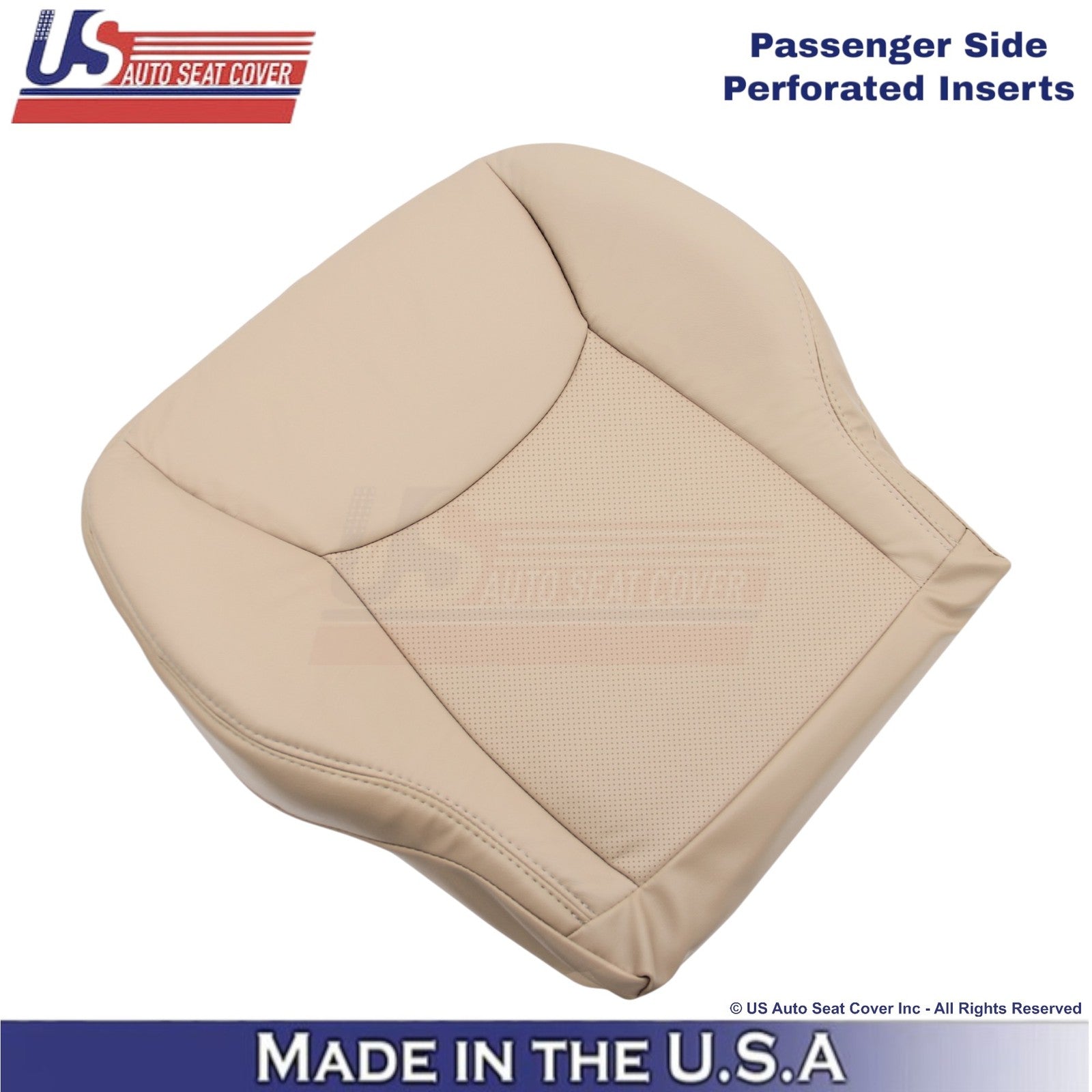 2002-2006 For Mercedes-Benz S Leatherette Half Perf. Passenger Bottom Cover Java