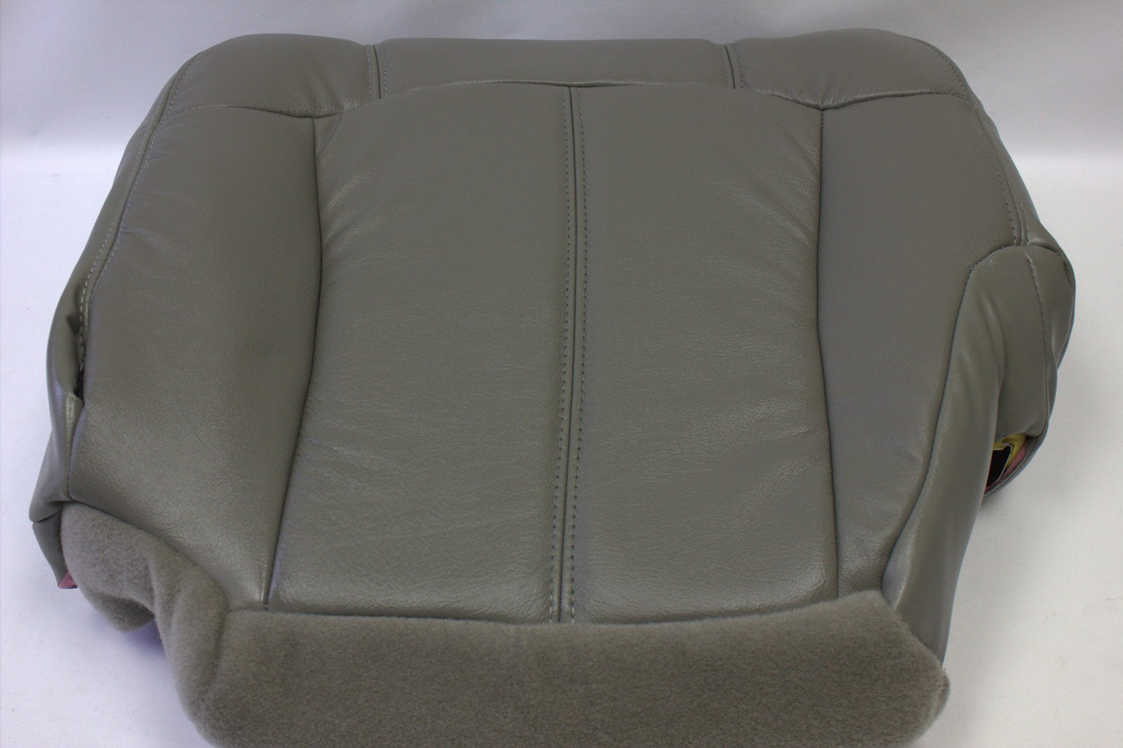 1999 Chevy suburban 1500 2500  Driver Bottom Replacement Leather Seat Cover Gray