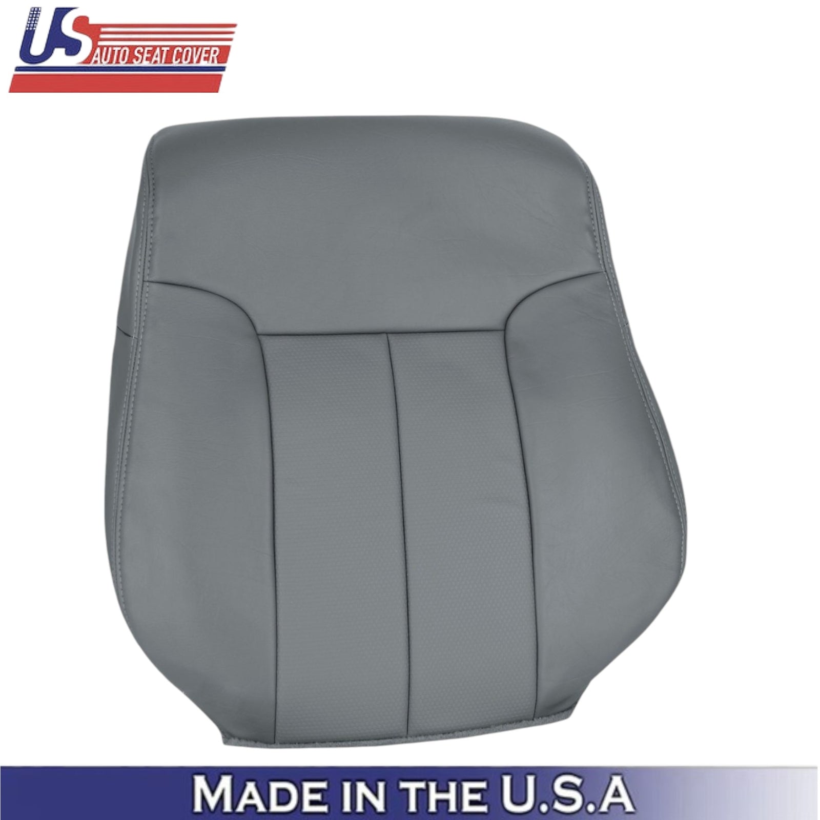 2011-2016 For Ford F250 F350 XL Work Truck Leatherette Front Seat Covers Gray