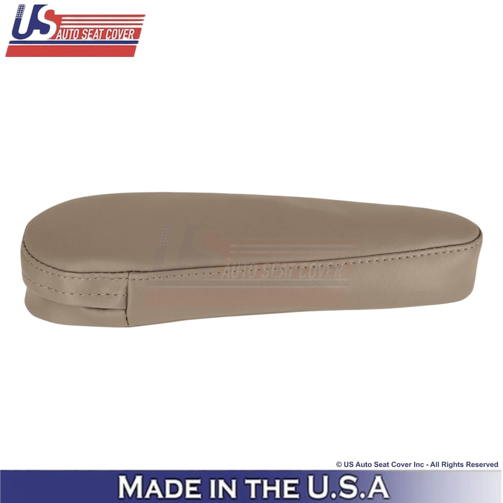 2000-2004 Fits Toyota Tundra Genuine Leather Front w/Armrest Seat Covers Tan