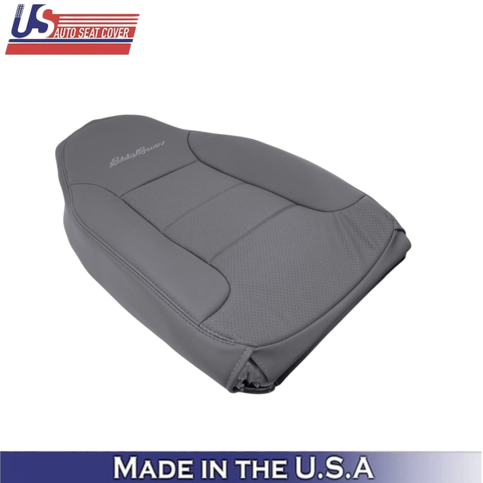 1992-1996 For Ford Bronco Eddie Bauer Leatherette Driver Side Covers Dark Gray