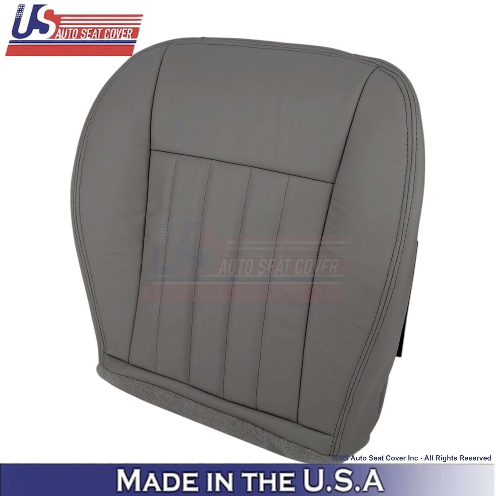 2005-2007 Fits Jeep Liberty Limited Bottom Genuine Leather Seat Covers Lt. Slate