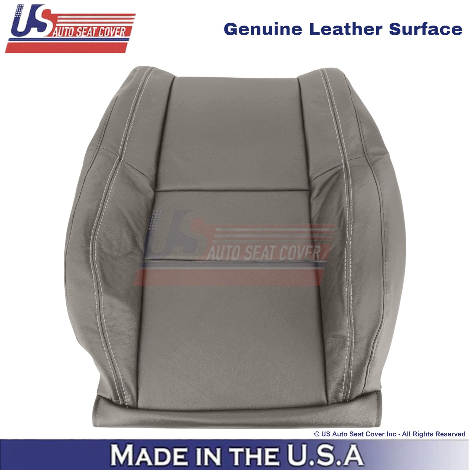 2011-2013 For Dodge Durango Genuine Leather Passenger Covers Medium Graystone