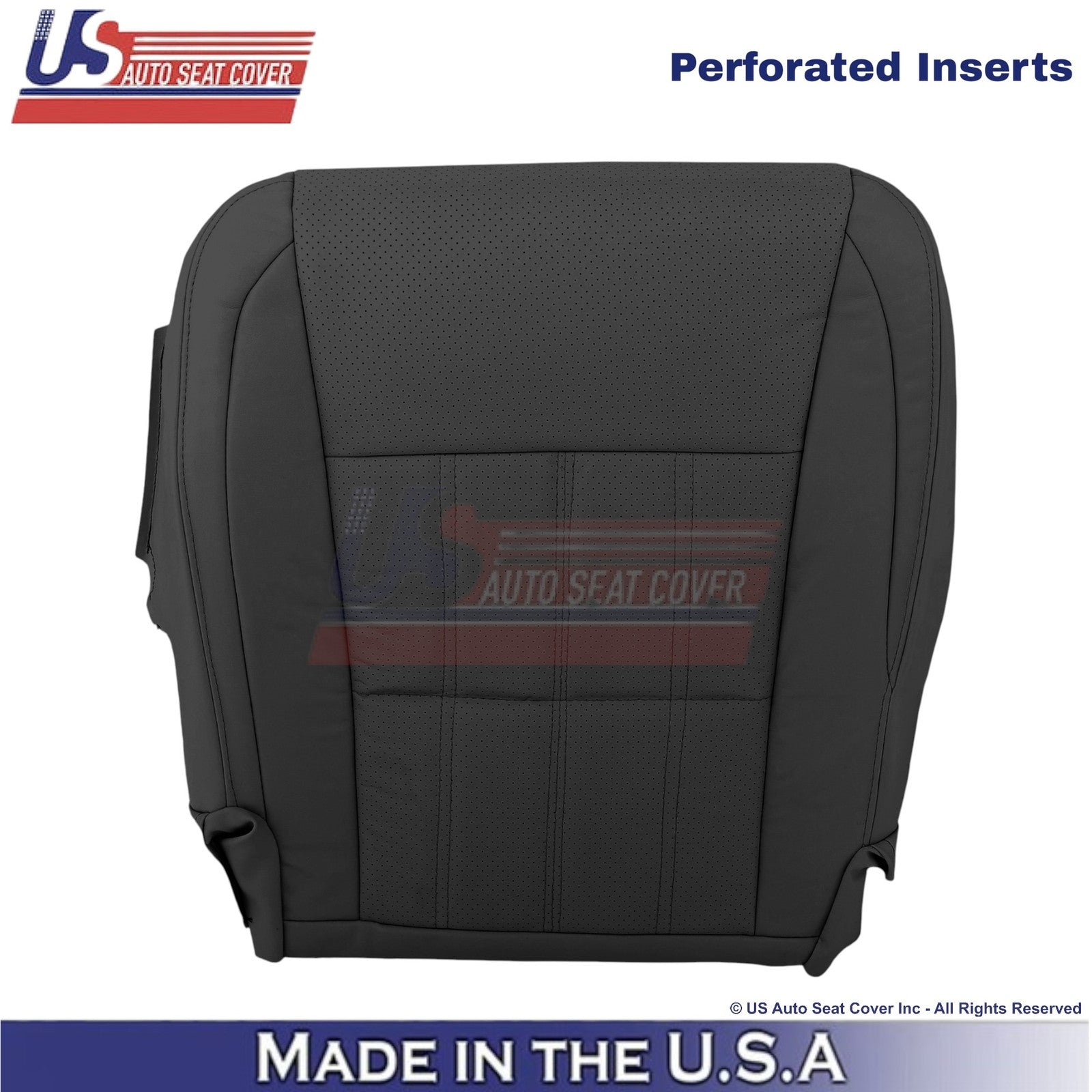 2016-2018 Fits Lexus ES 350 Leatherette Driver Bottom Replacement Cover Black