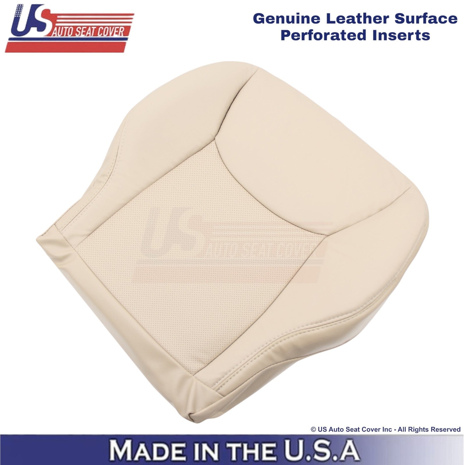 2003-06 For Mercedes-Benz S Genuine Leather Half Perf Driver Bottom Cover Pebble