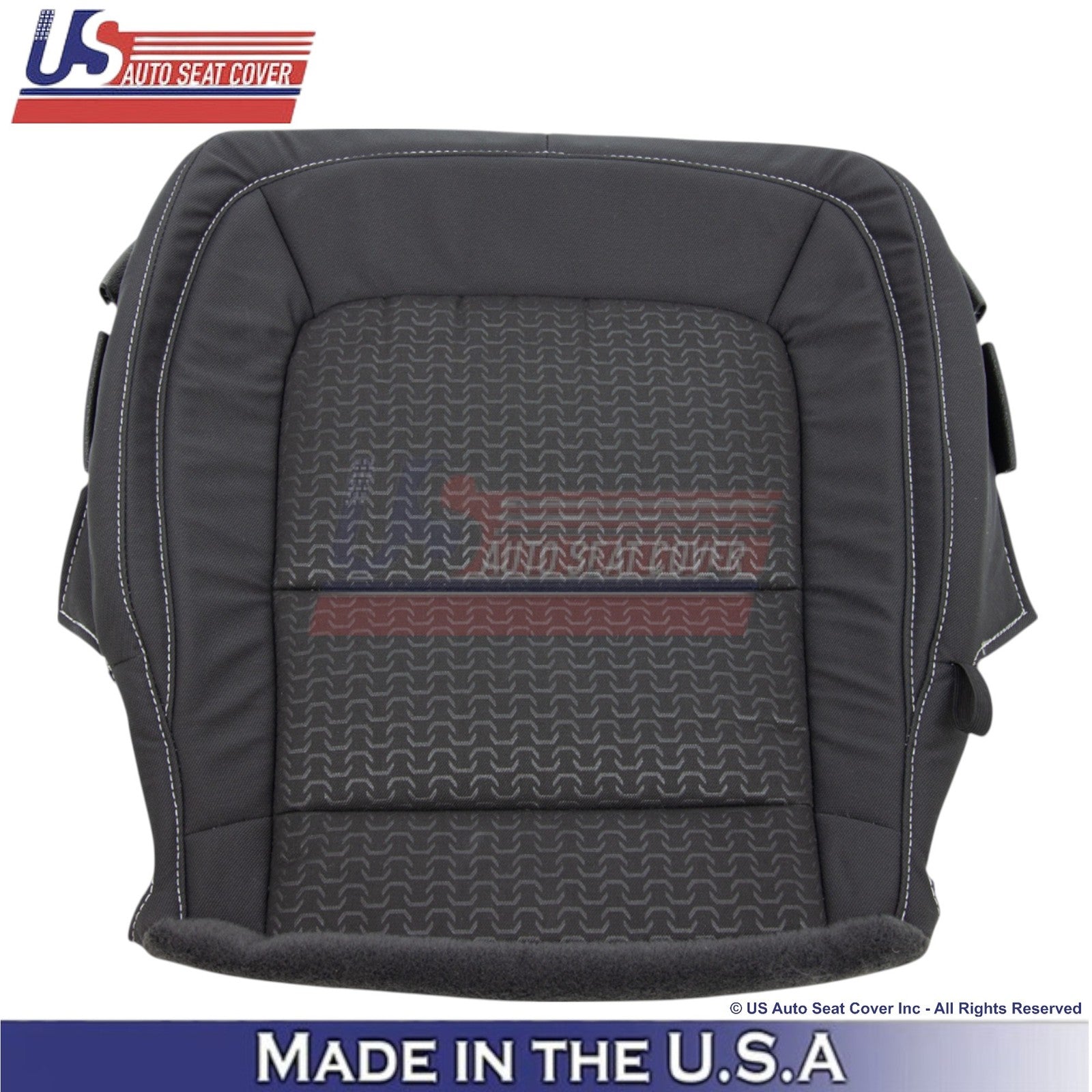 2015-2022 Fits GMC Canyon SLE SLT Driver Bottom Cloth Seat Cover Jet Black