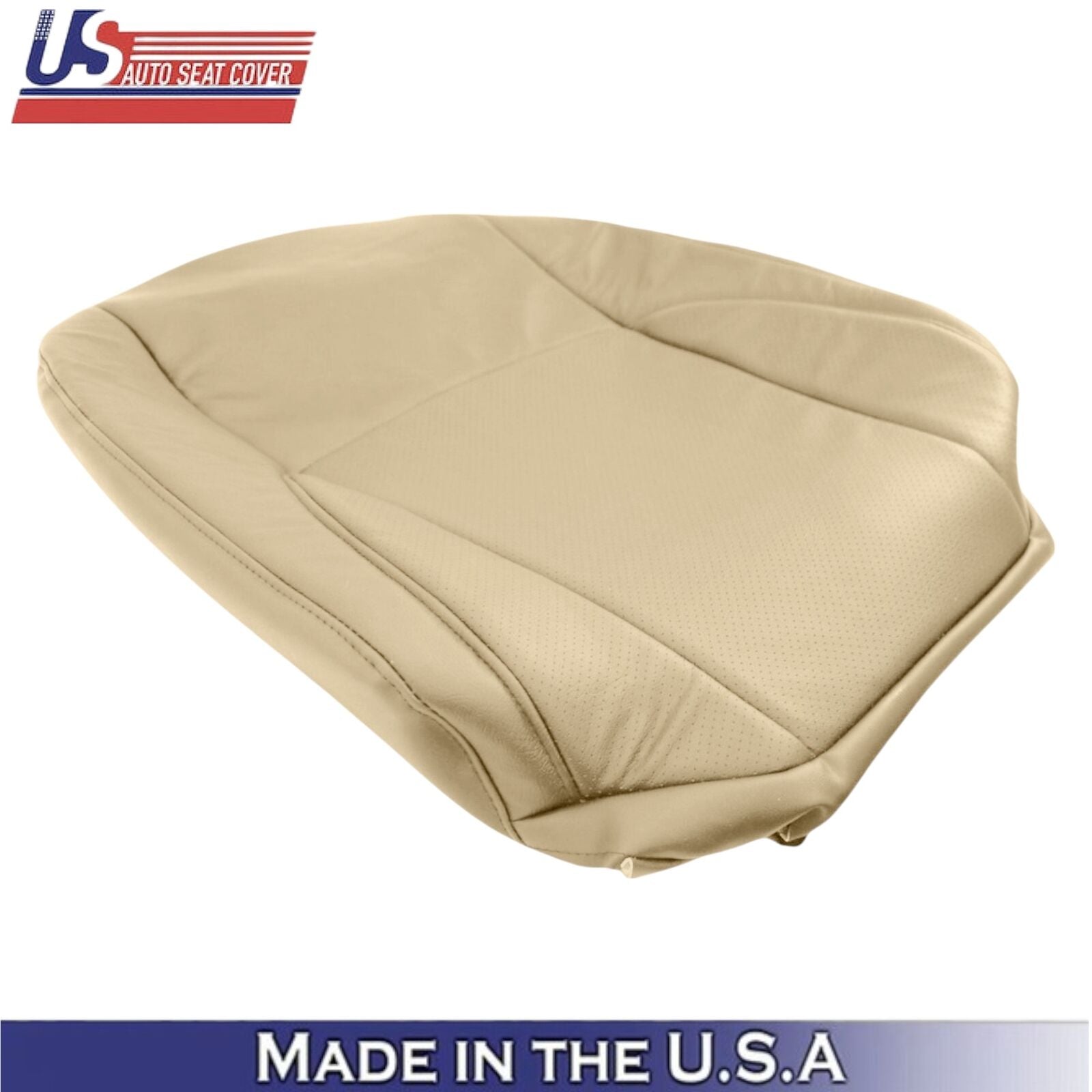 2007-2009 For Lexus ES350 Genuine Leather Driver Top Seat Cover Cashmere Tan