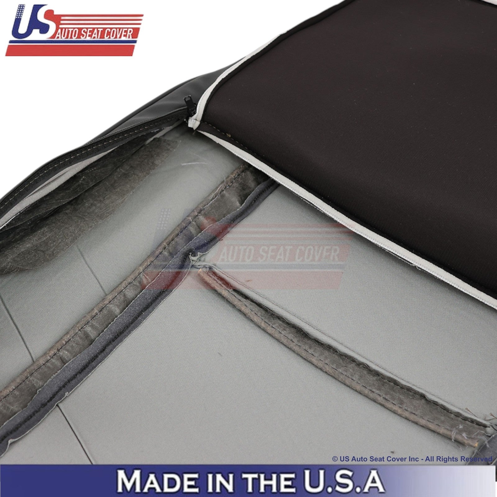 2007-2011 Fits Toyota FJ Cruiser Cloth Passenger Side Seat Covers Dark Graphite
