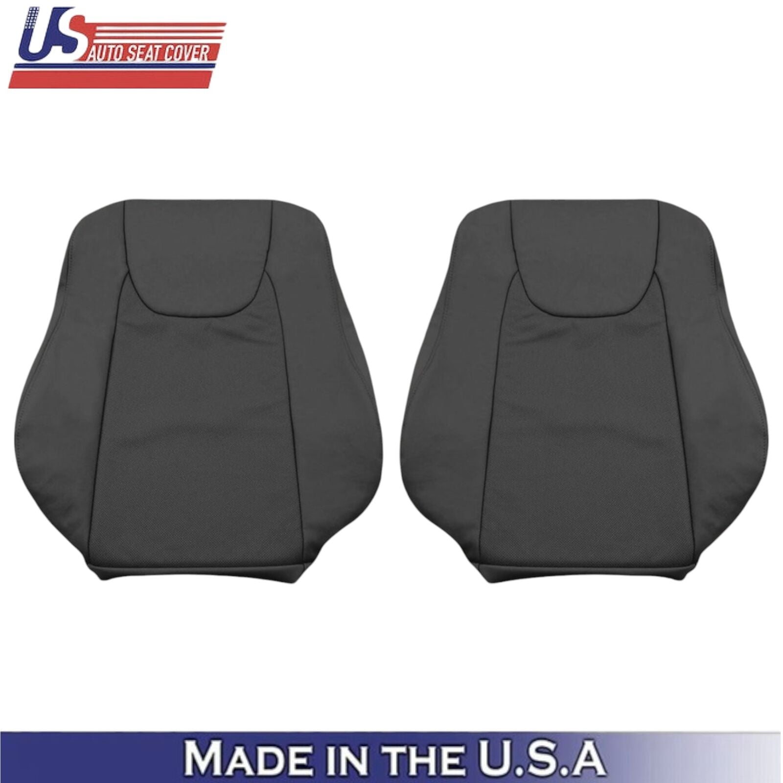 2010-2015 For Lexus RX350 RX450H Leatherette Driver & Passenger Top Covers Black
