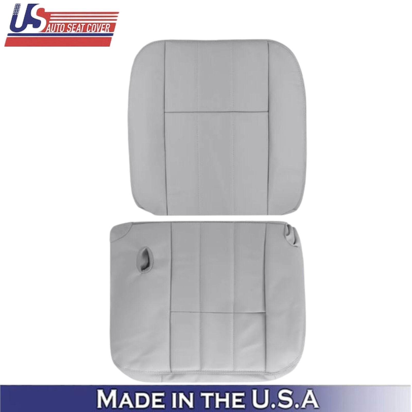 2003-2005 For Mercury Grand Marquis Leatherette Driver Seat Covers Light Flint