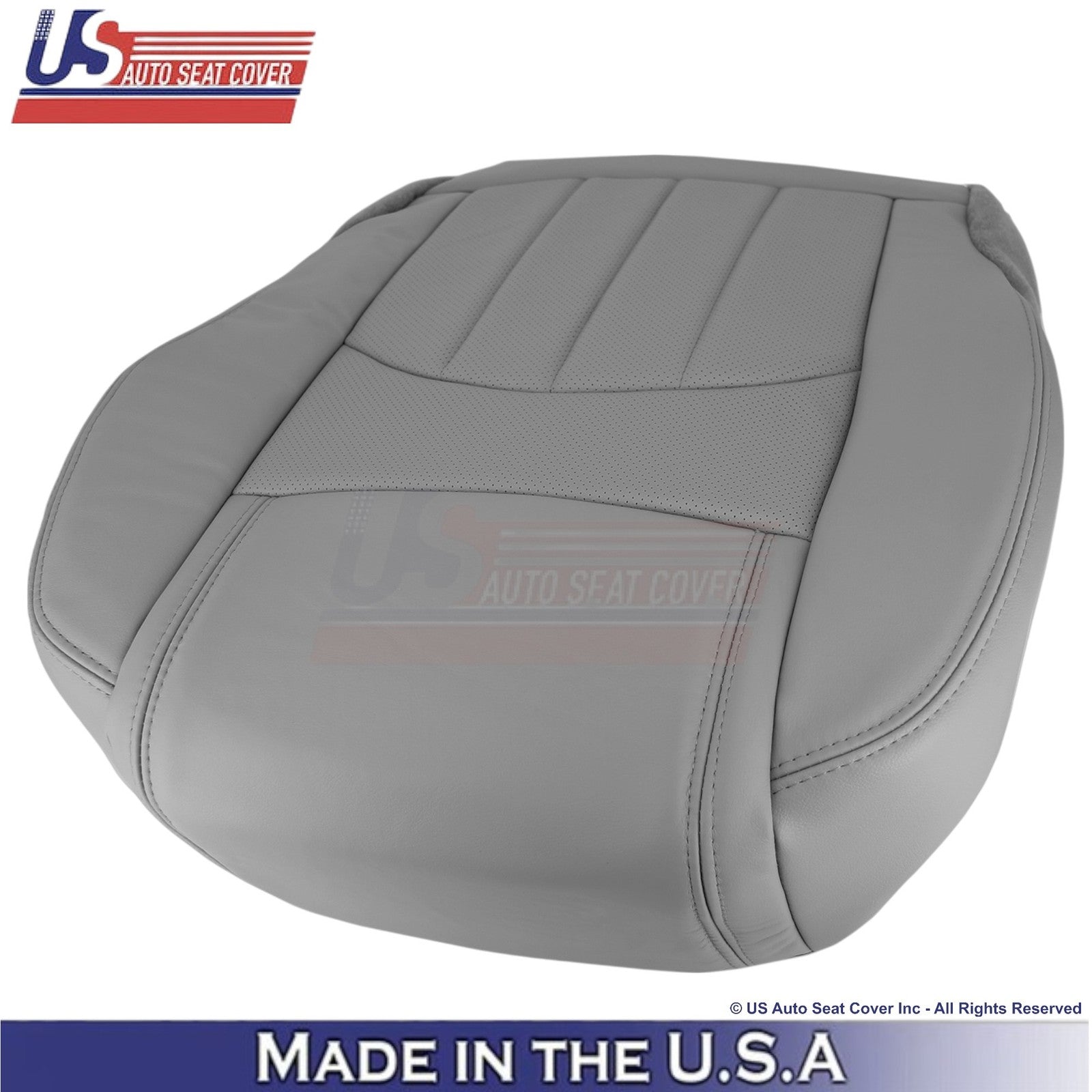 2013-2017 For Buick Enclave Leatherette Driver Replacement Seat Covers Titanium