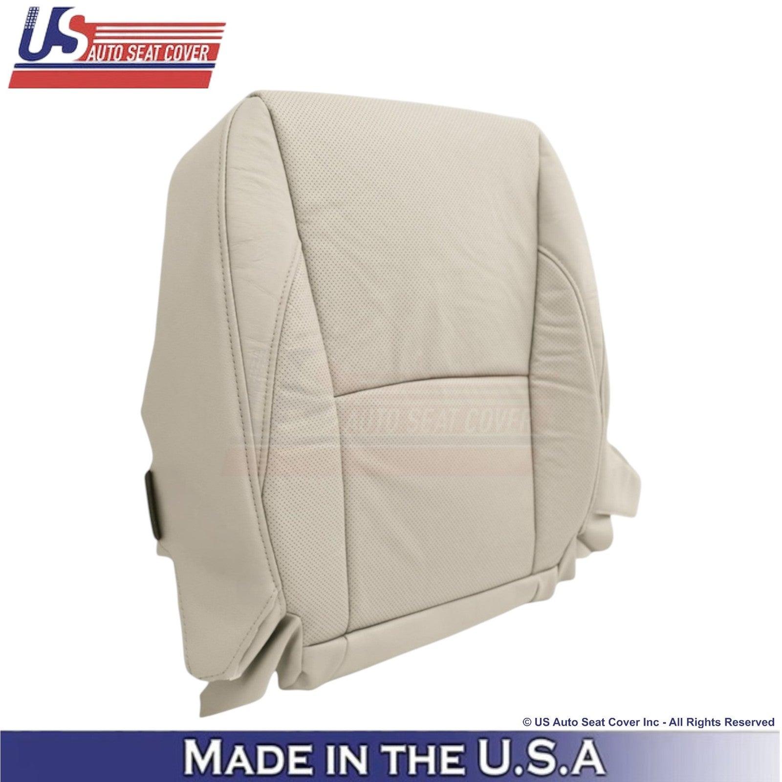 2007-2012 For Lexus ES350 Leather Perf. Front Replacement Covers Parchment Tan