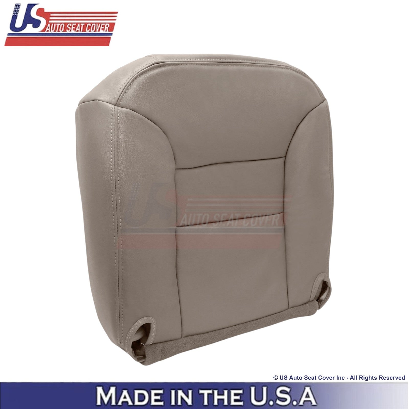 1995-1999 For Chevy Suburban Genuine Leather Passenger Side Covers Med Neutral