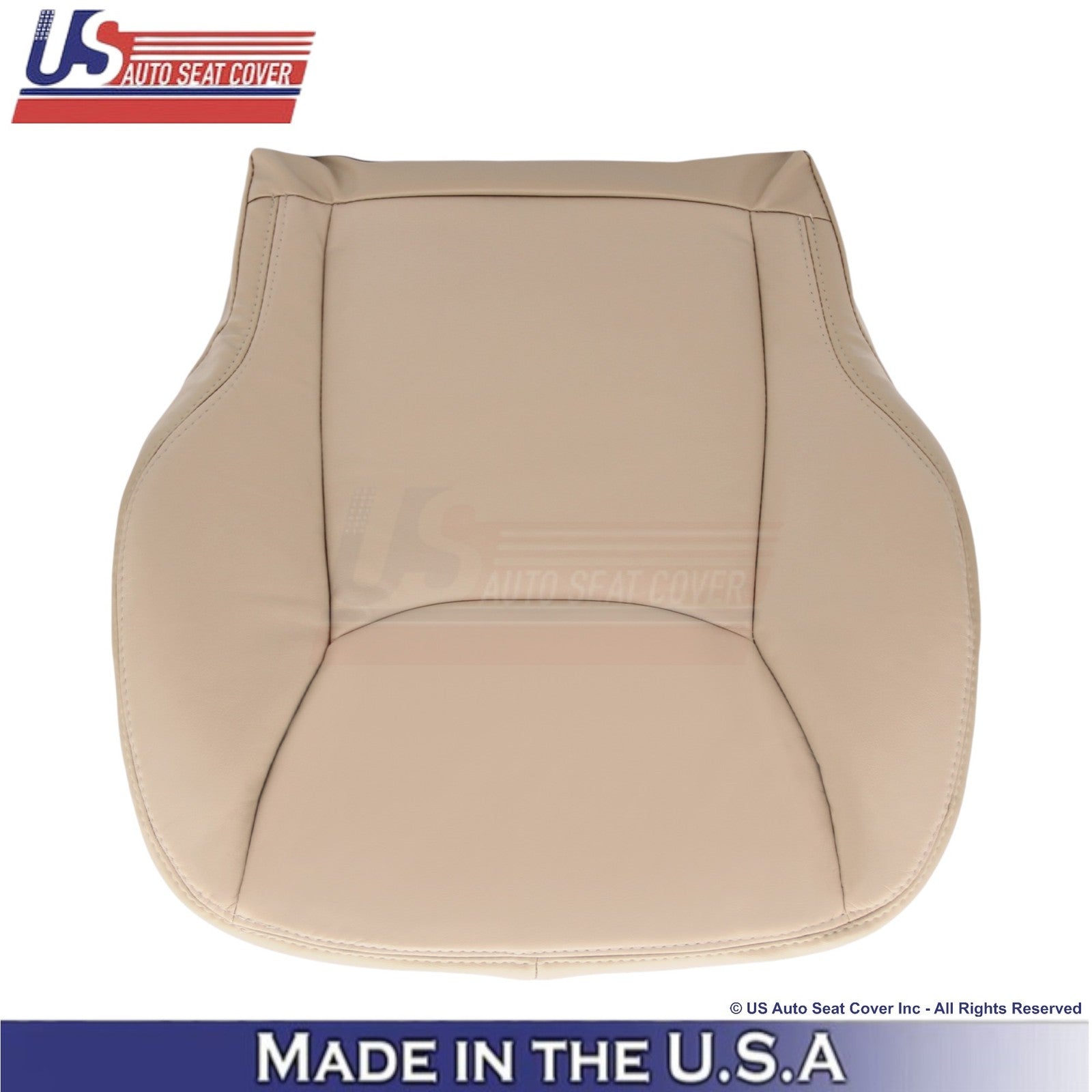 2002-2006 For Mercedes-Benz S-Class Leatherette Passenger Bottom Seat Cover Java