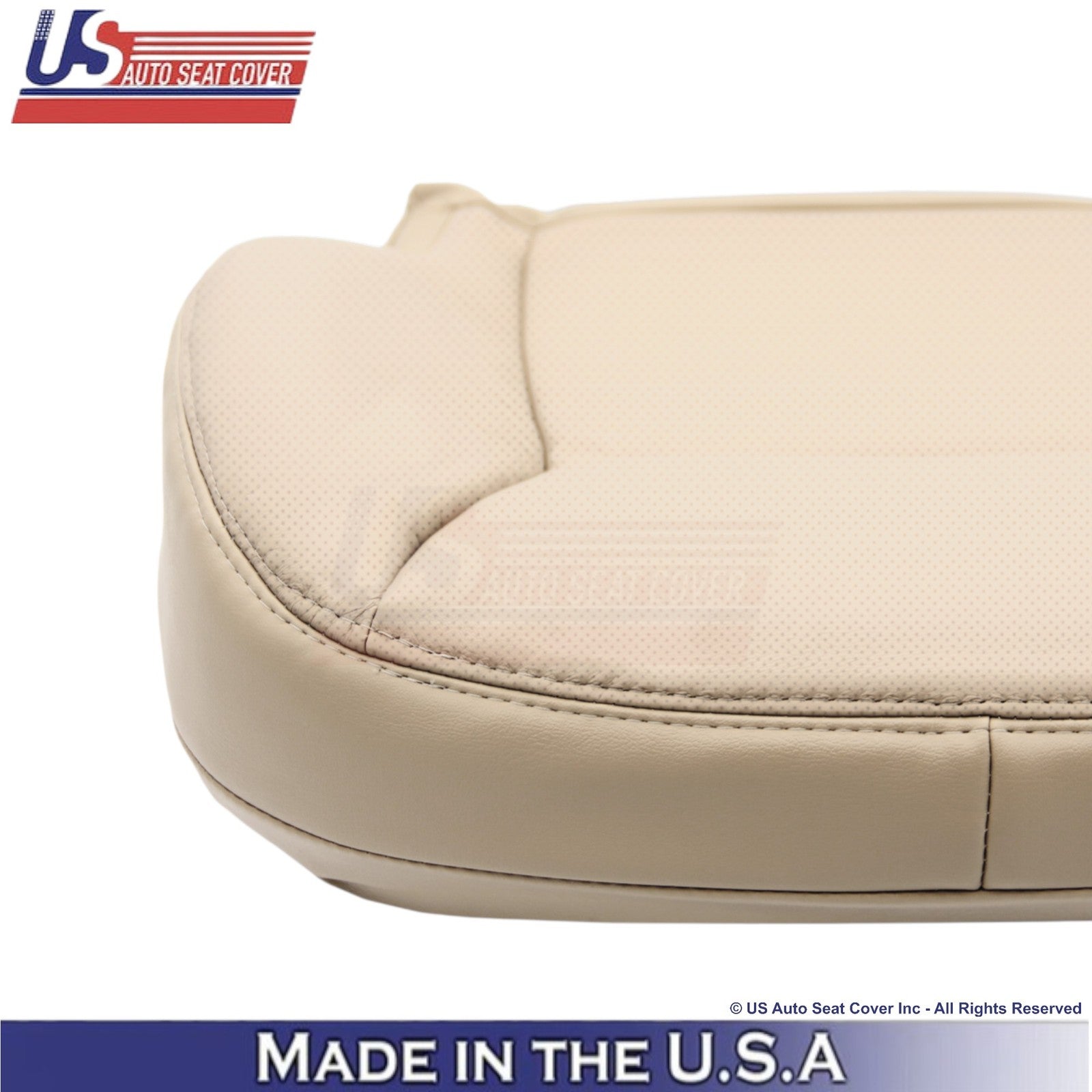 2003-2006 For Mercedes-Benz S-Class Leatherette Perf. Driver Bottom Cover Pebble