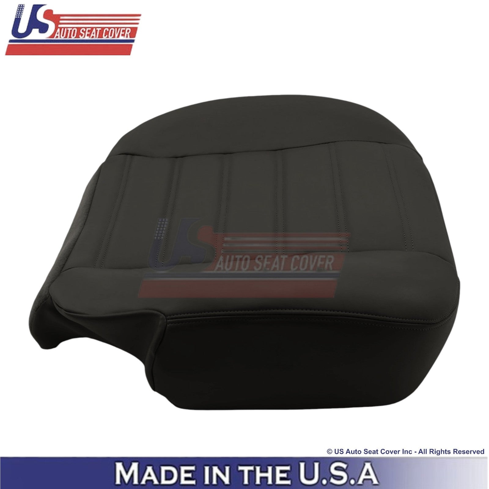2003-2007 For Hummer H2 Leatherette Driver Bottom Replacement Cover Ebony Black