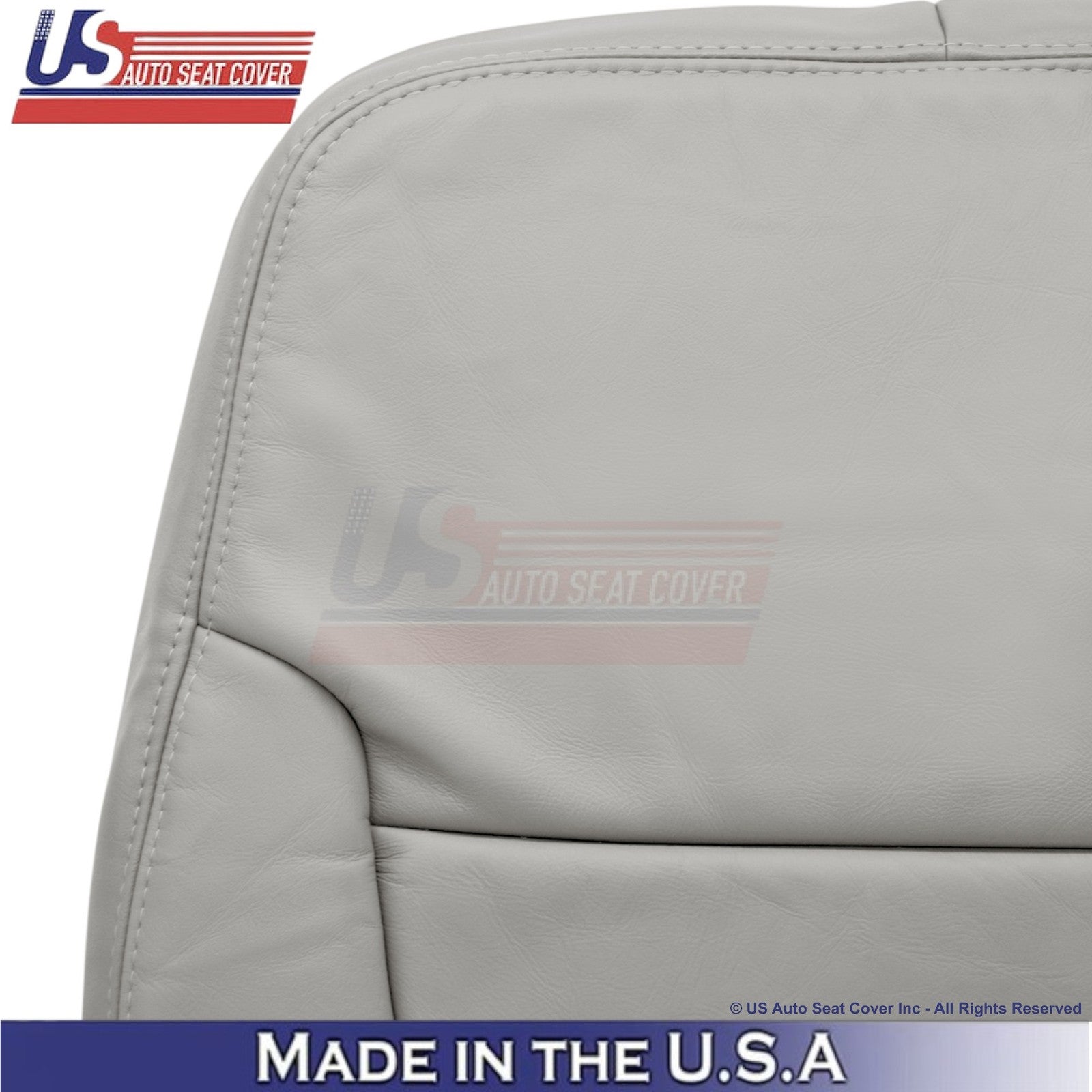 2001-2004 Fits Toyota Tundra Front Top Genuine Leather Covers Light Charcoal