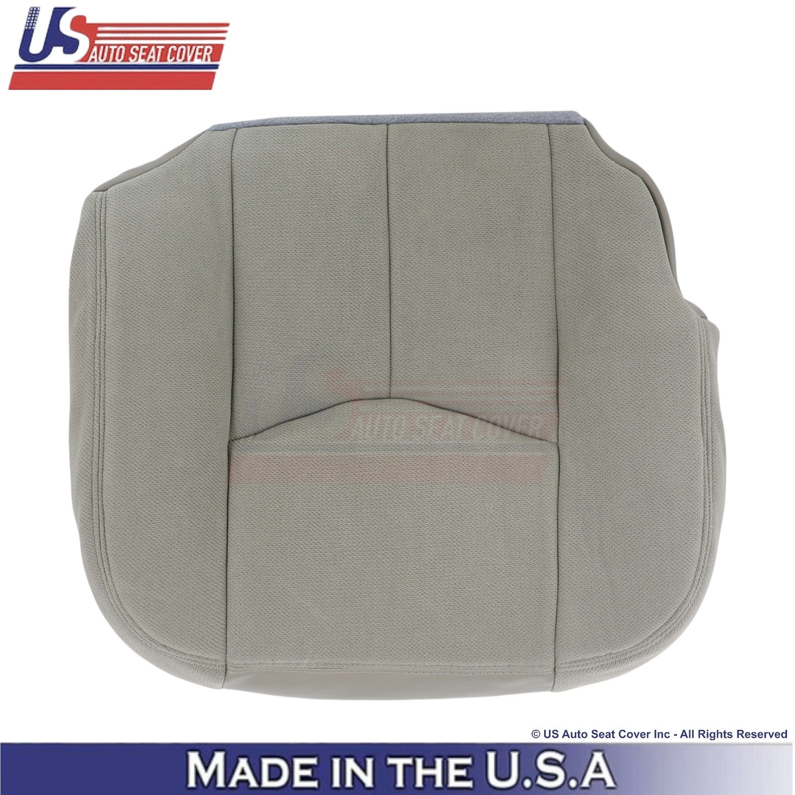 2003-2006 GMC Yukon SLE SLT Cloth Driver Bottom Replacement Seat Cover Gray