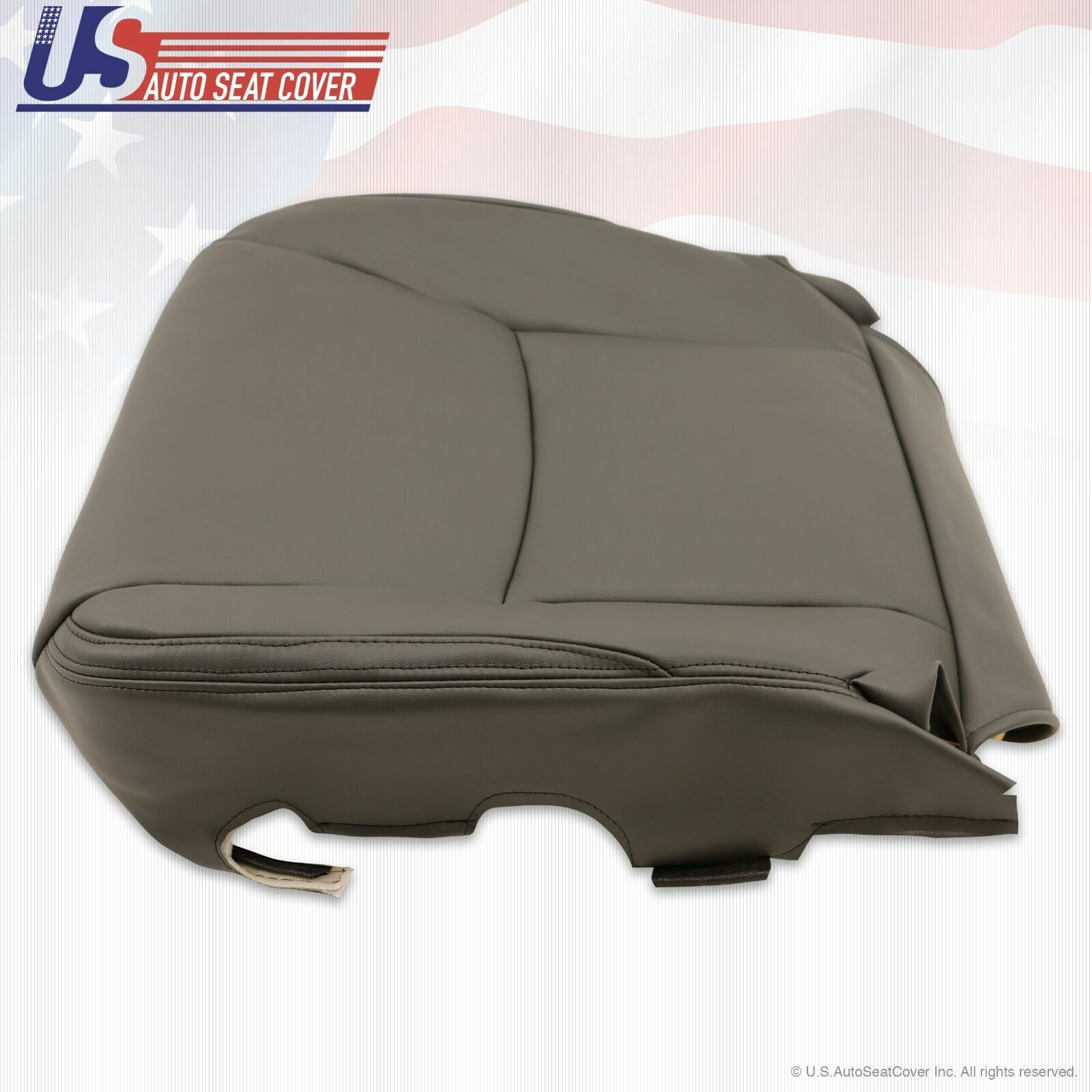 Fit 2003 Lexus GX470 Driver Passenger Bottom Replacement Leather Cover Dark Gray